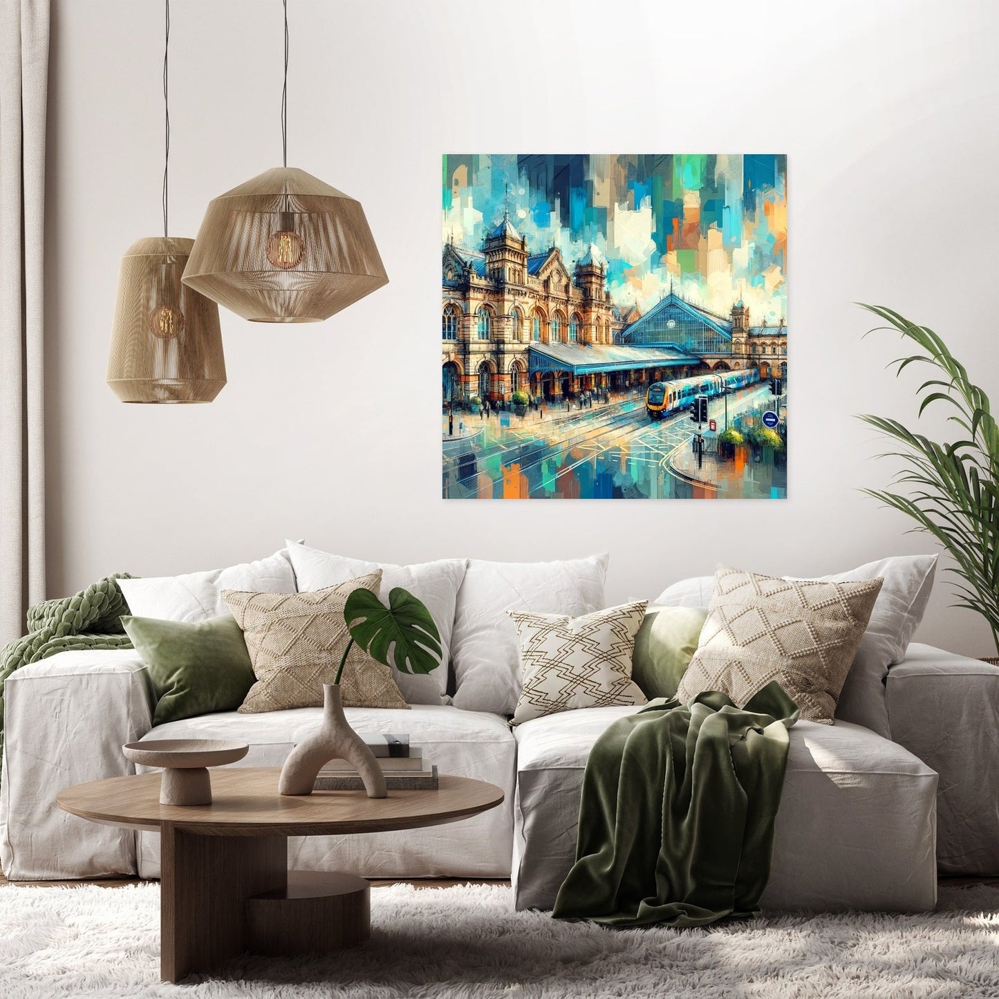 Bristol Station Impressions Canvas