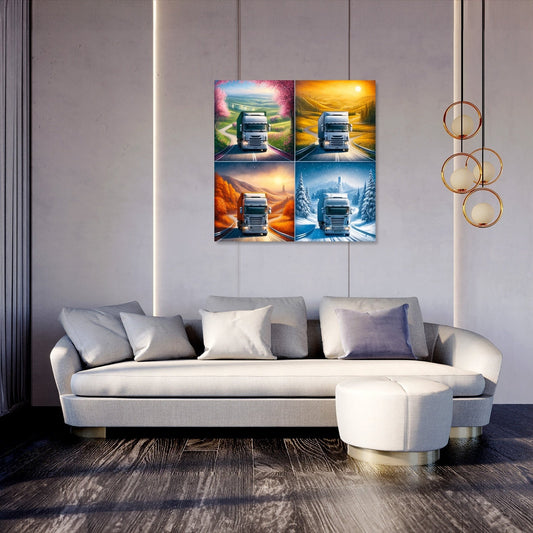 Seasons of the Road Canvas