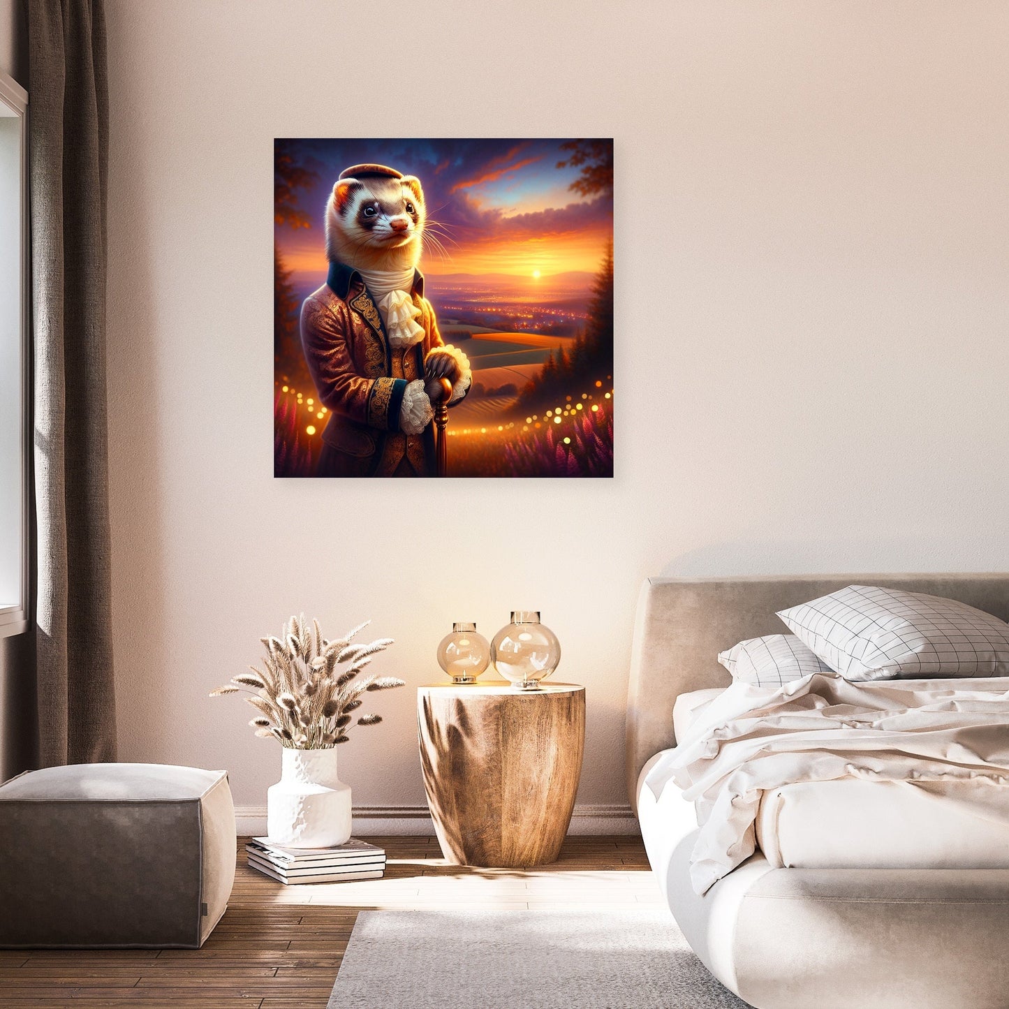 Regal Ferret Dusk Reverie Canvas