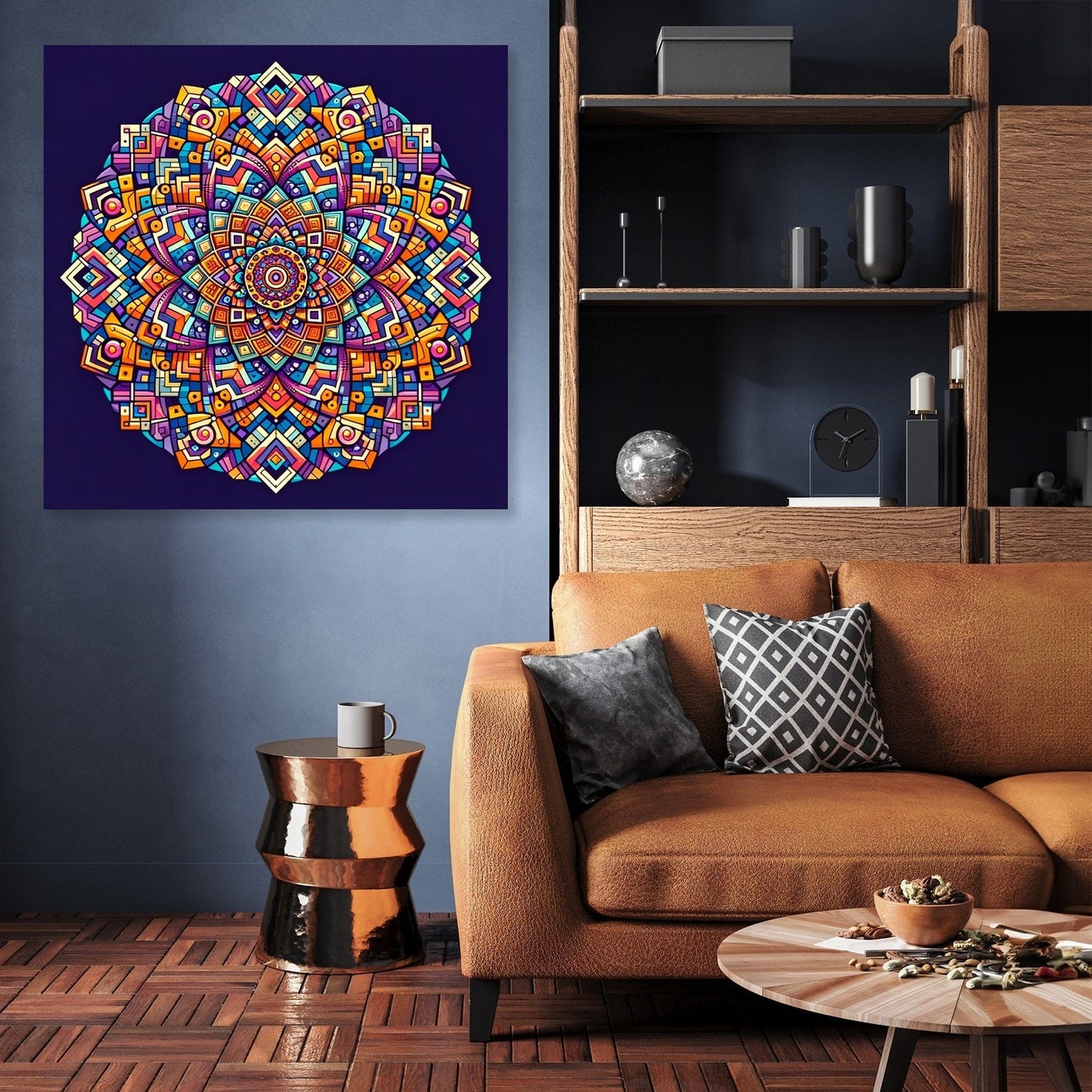 Vibrant Precision Canvas