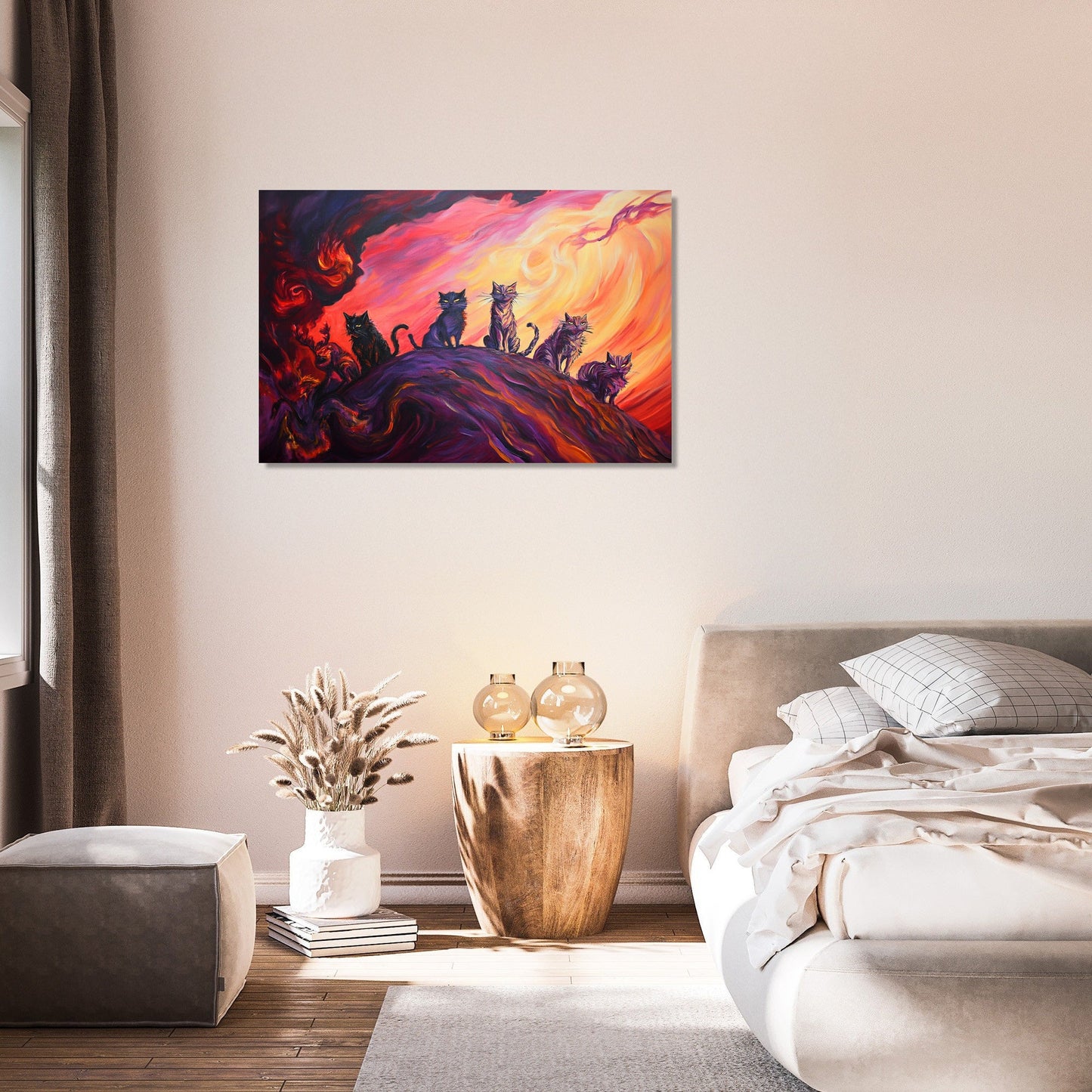 Cats in the Storm Canvas