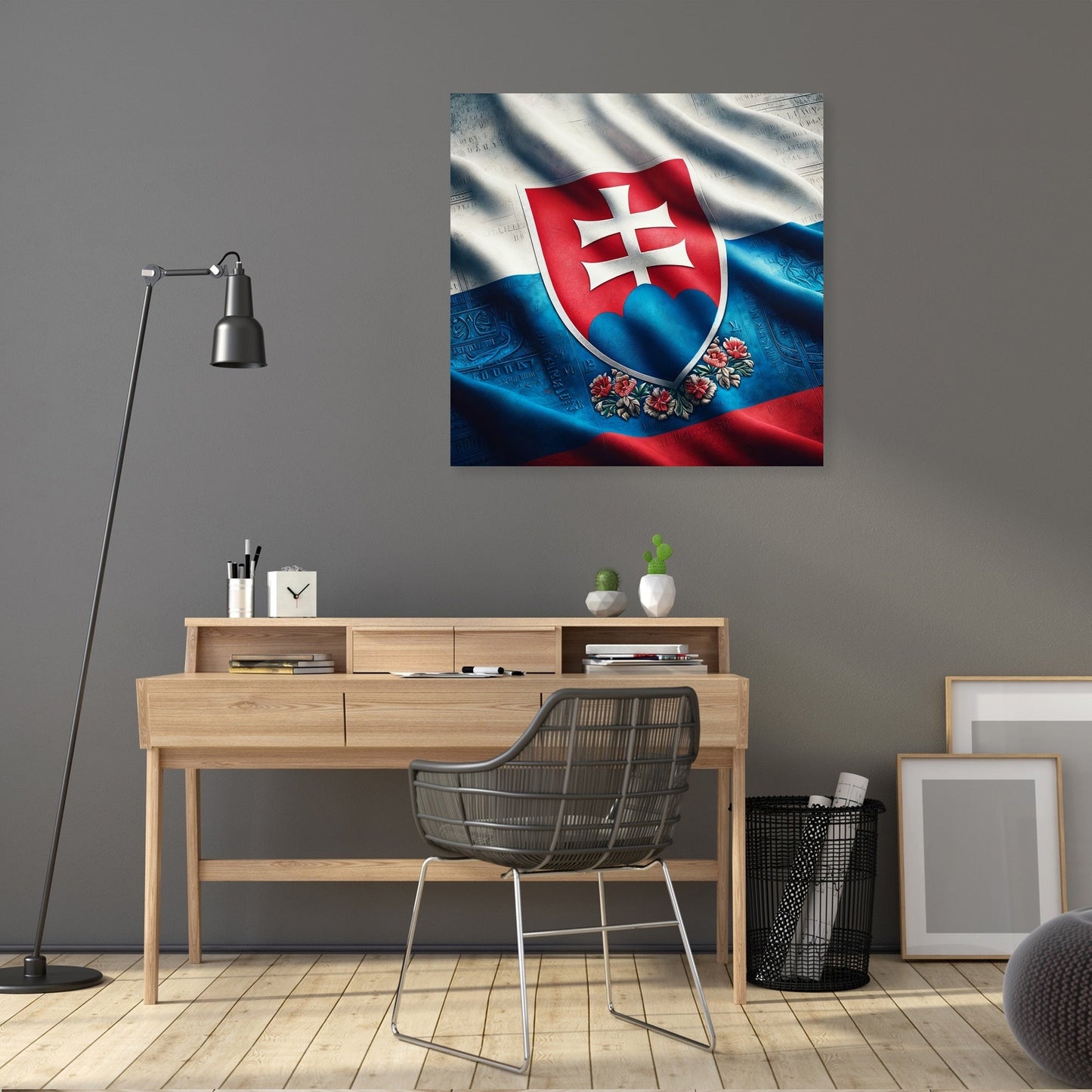 Slovakia Emblem Canvas