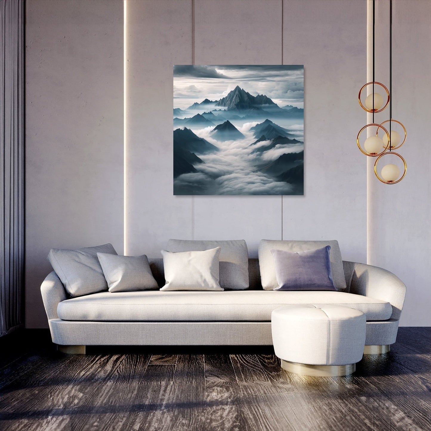Misty Mountain Majesty Canvas