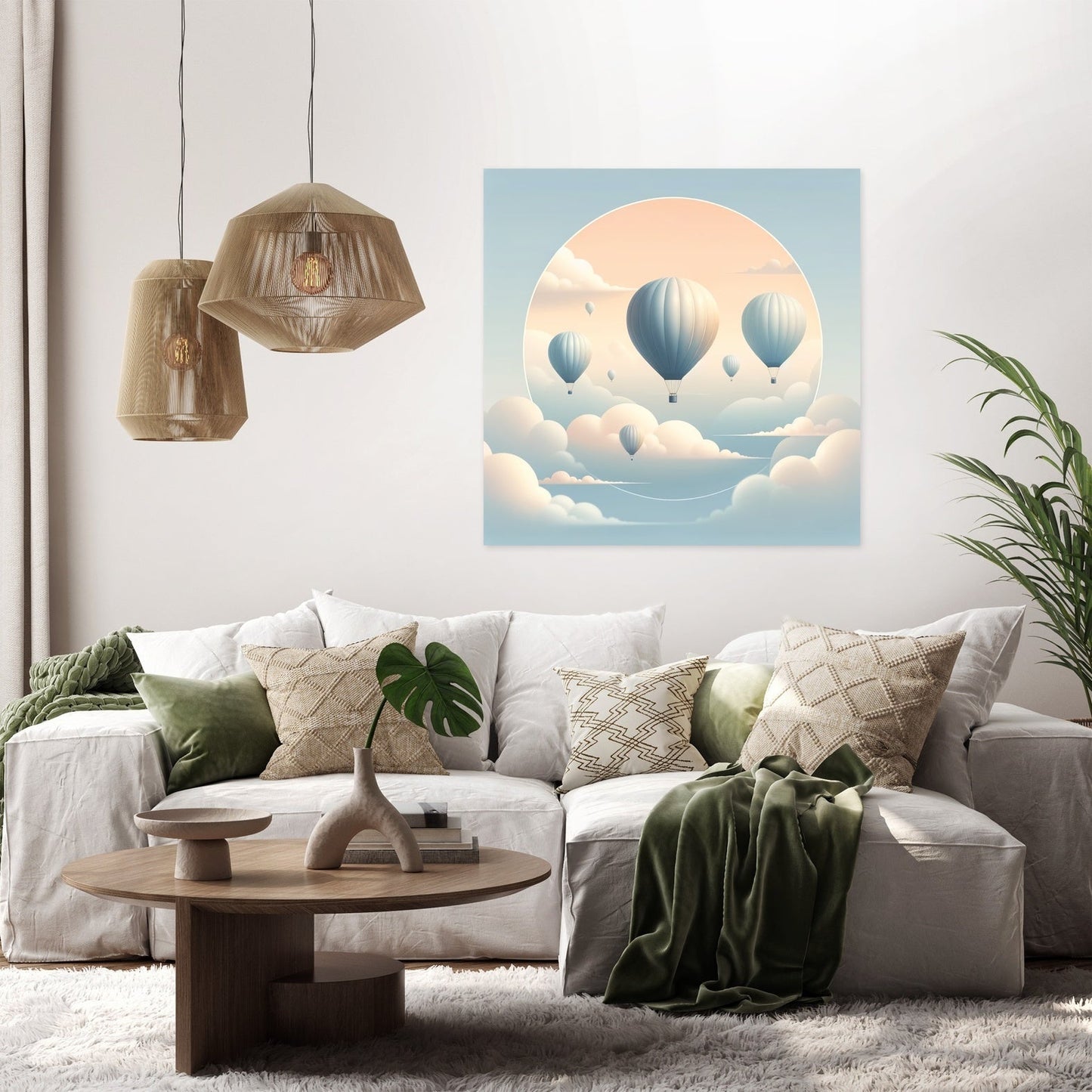 Pastel Ascent Canvas