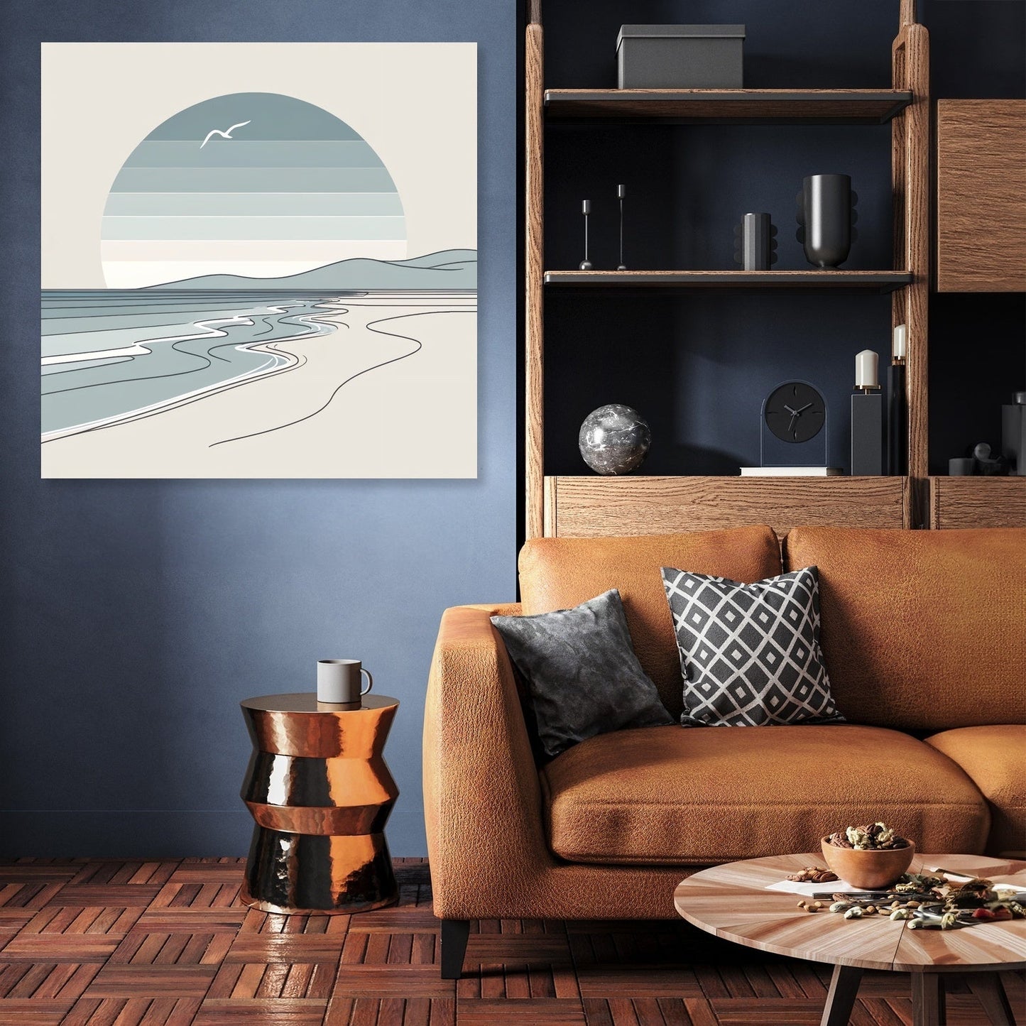 Quiet Beach Day Canvas