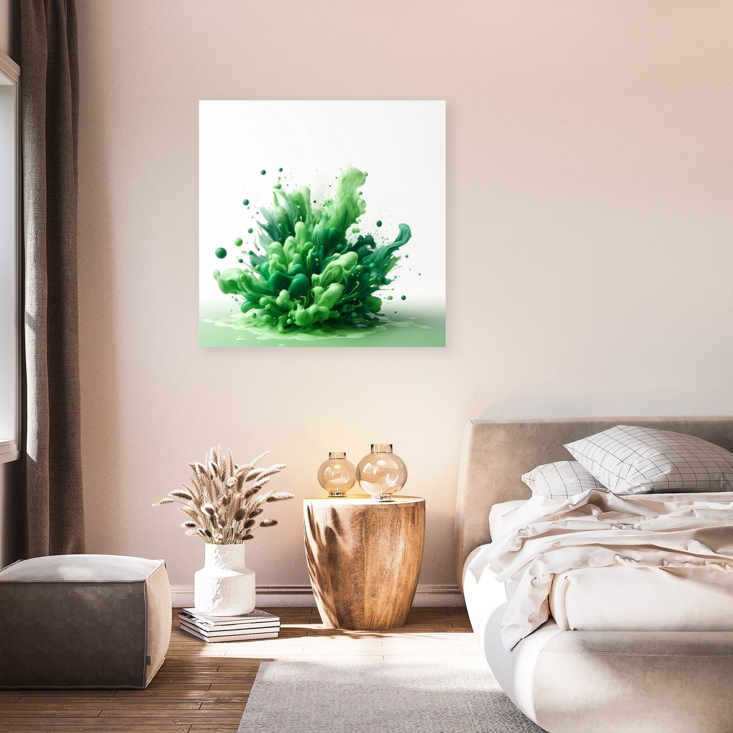 Green Tranquility Canvas