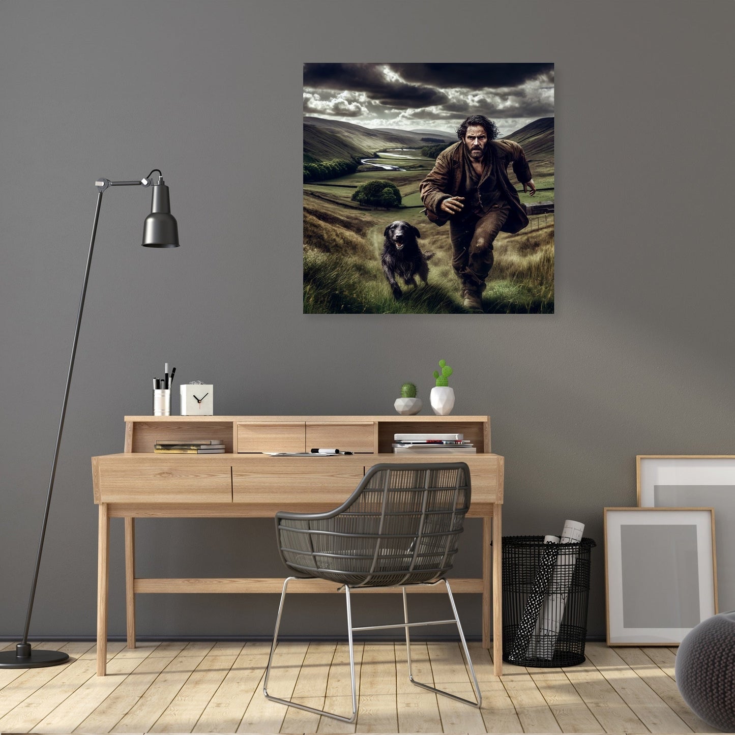 Fugitive's Flight Canvas
