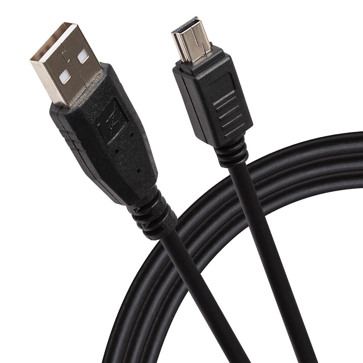 Maplin USB-A to Mini USB-B Cable - Black, 2m