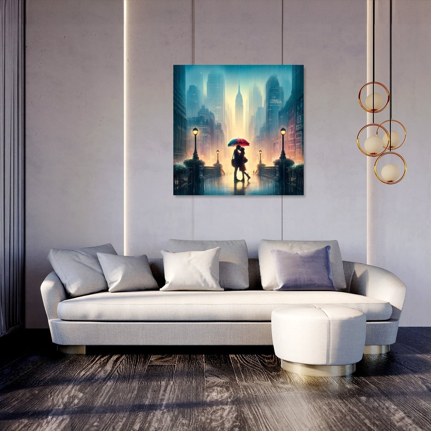 Spring Rain Romance Canvas