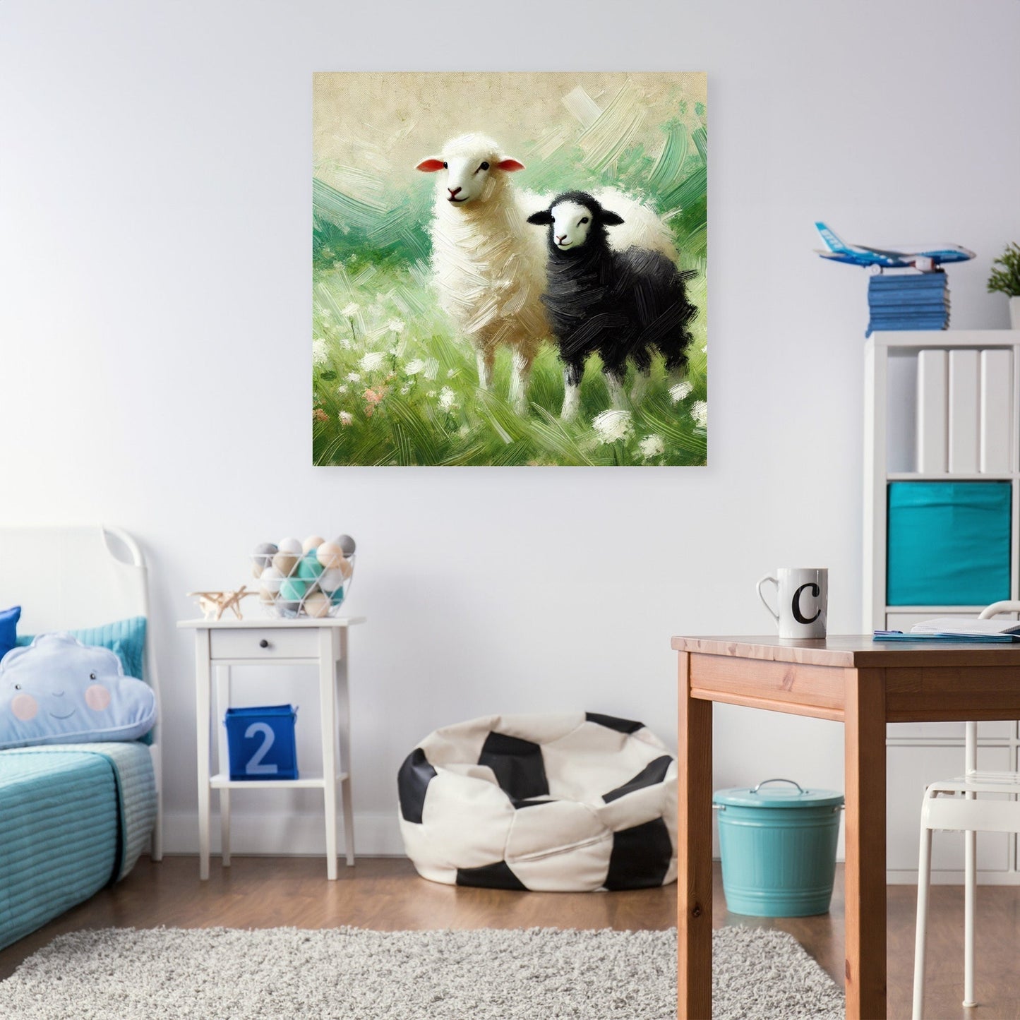 Countryside Sheep Canvas