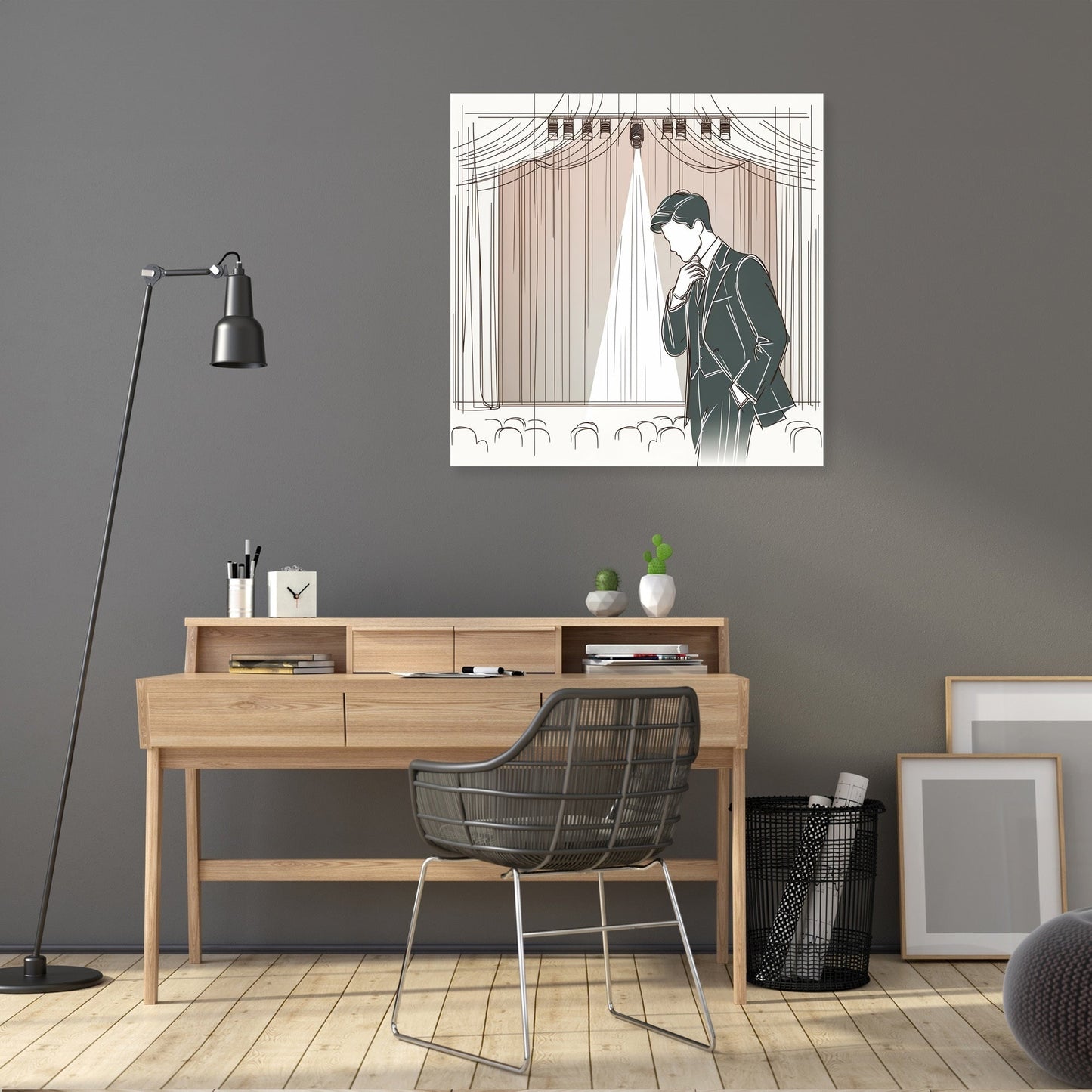 Dramatic Stage Performance Canvas
