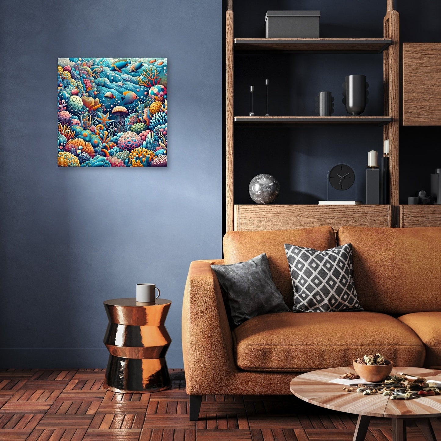 Marine Pop Fusion Canvas