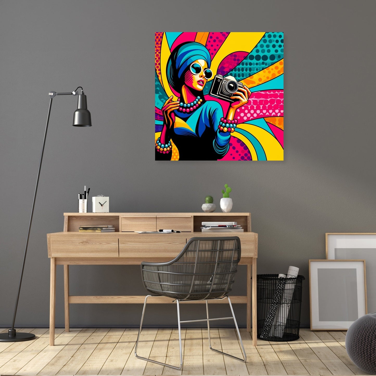 Radiant Retro Canvas