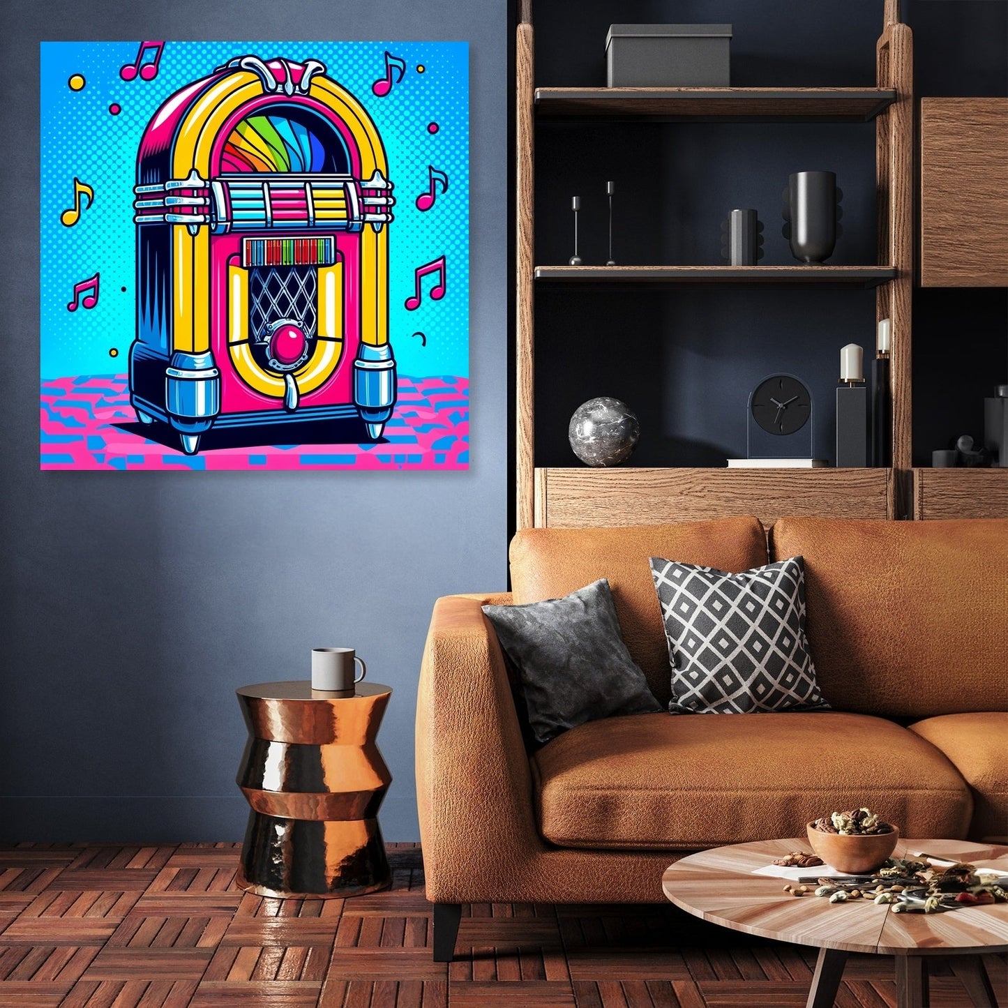 Retro Jukebox Canvas