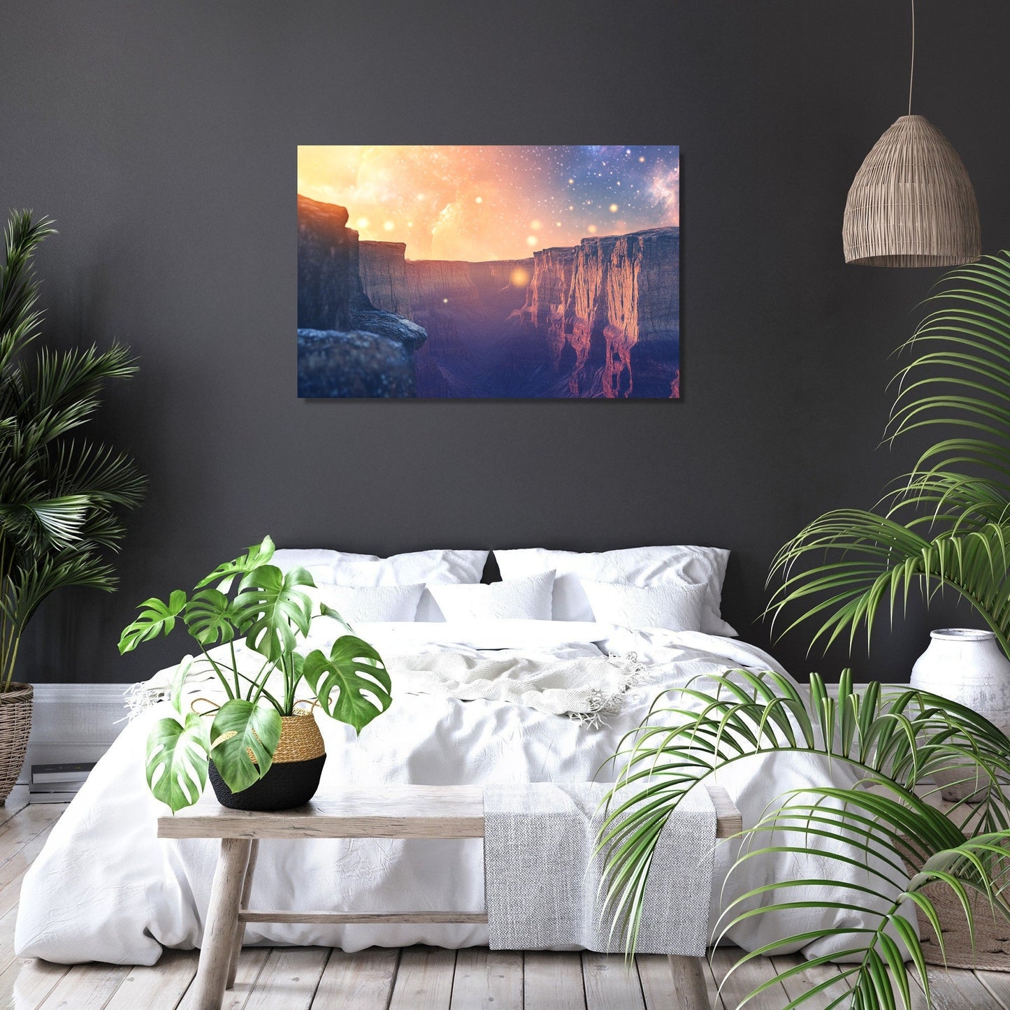 Celestial Canyon Canvas