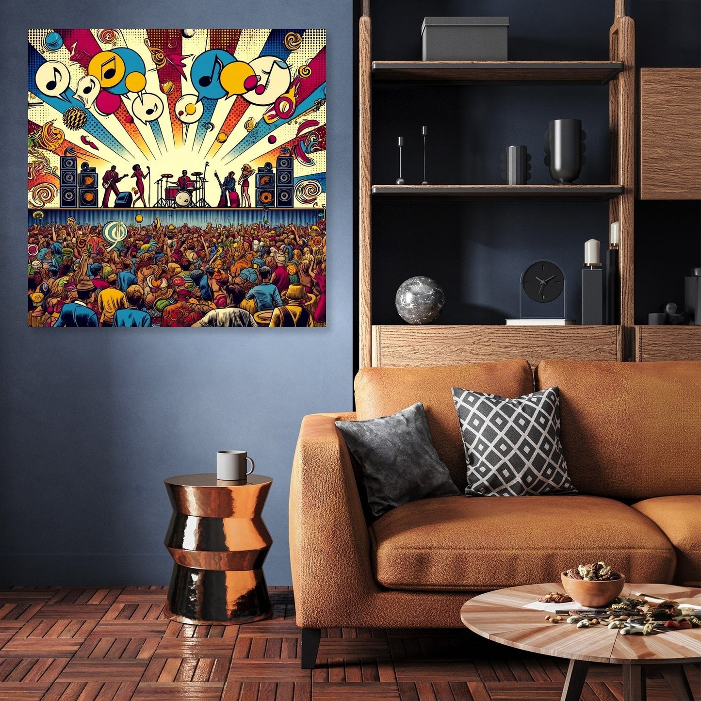 Pop Rhythms Festival Canvas