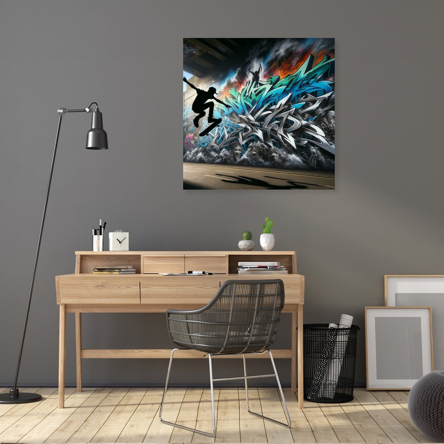 Skater's Silhouette Canvas