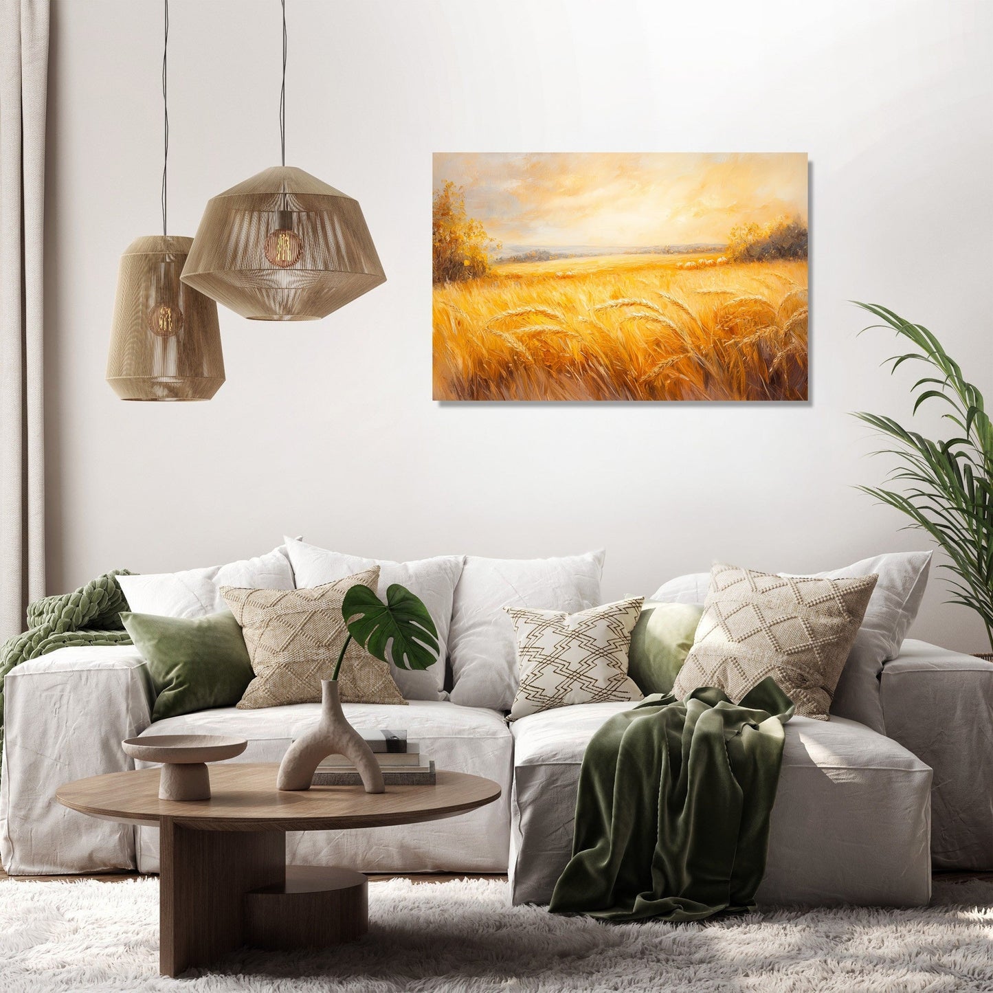 Golden Harvest Reverie Canvas