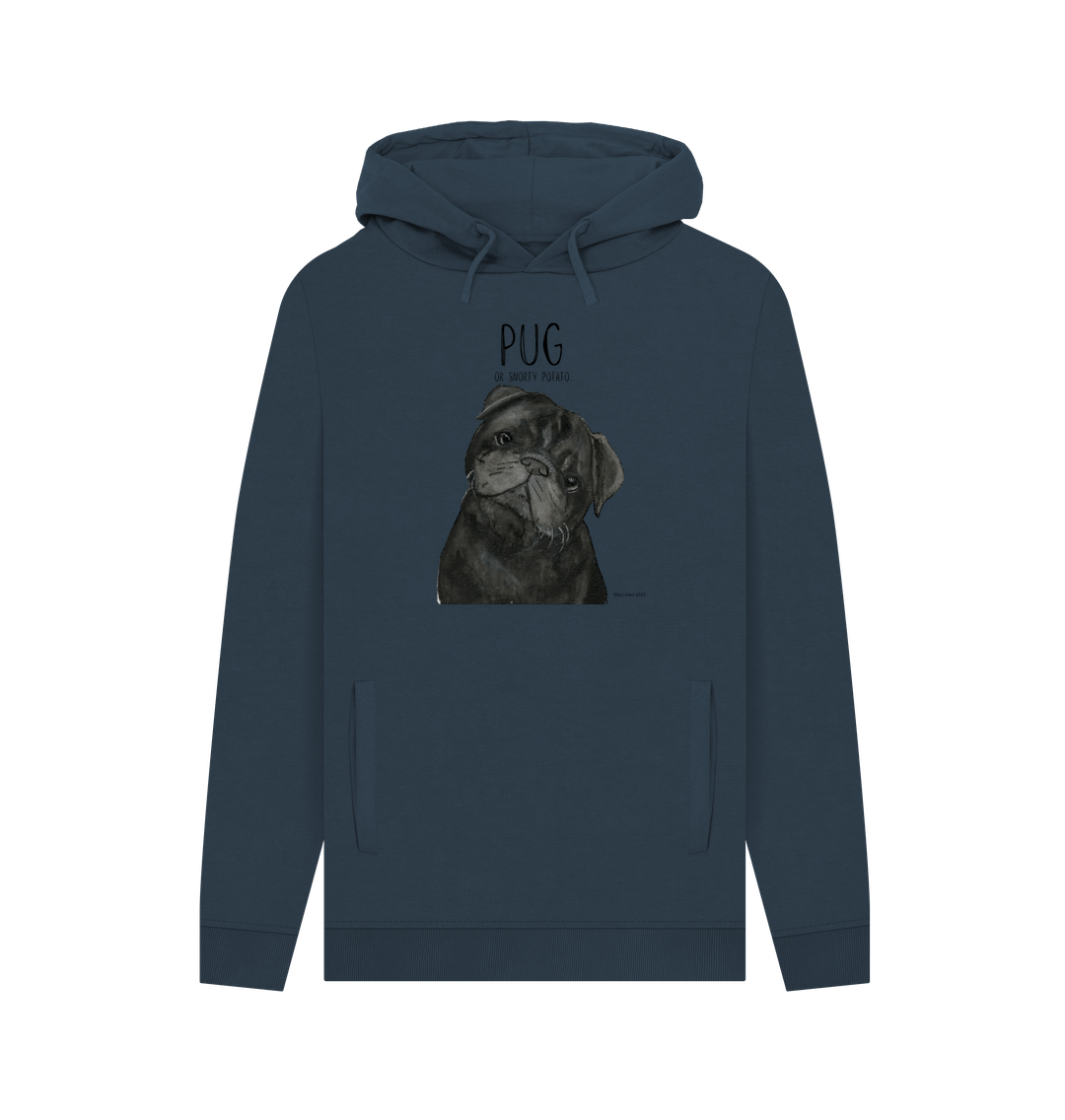 Snorty Potato Men’s Hoodie – Cozy Pug Vibes for Dog Lovers!