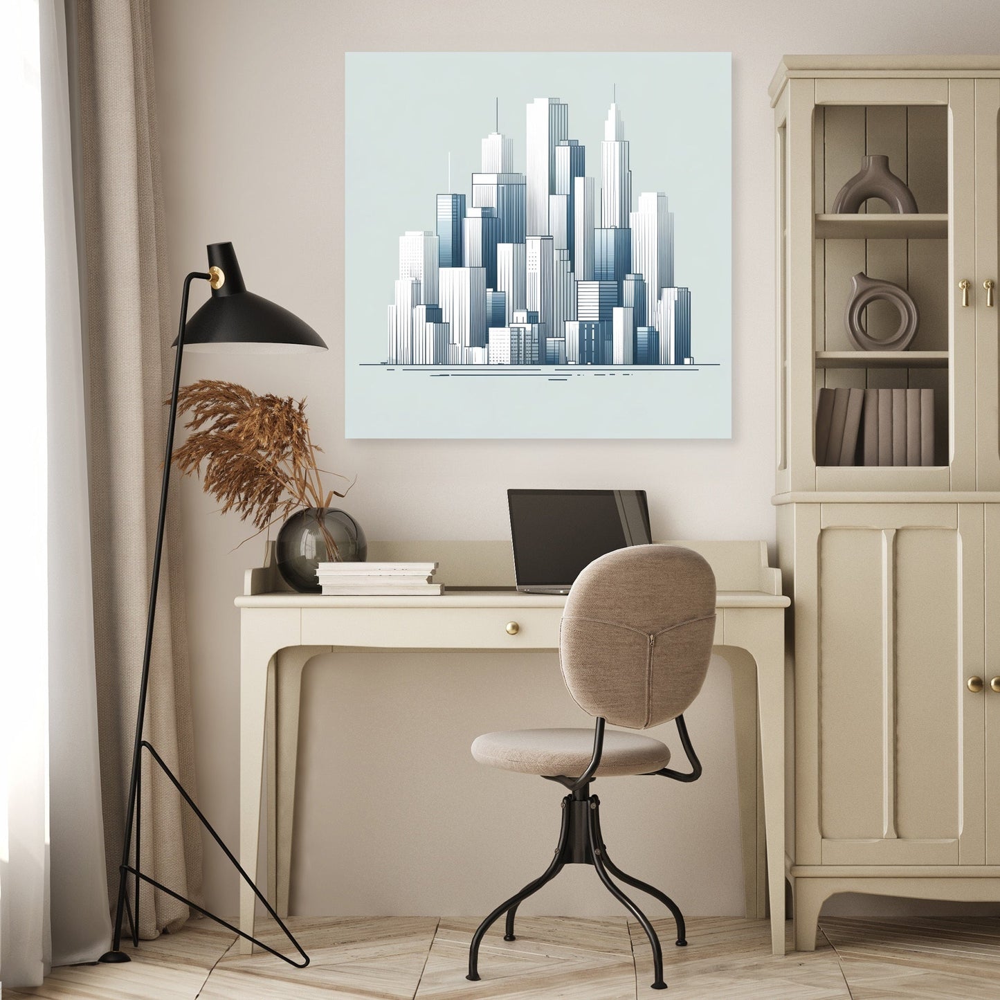 Skyline Symphony Canvas