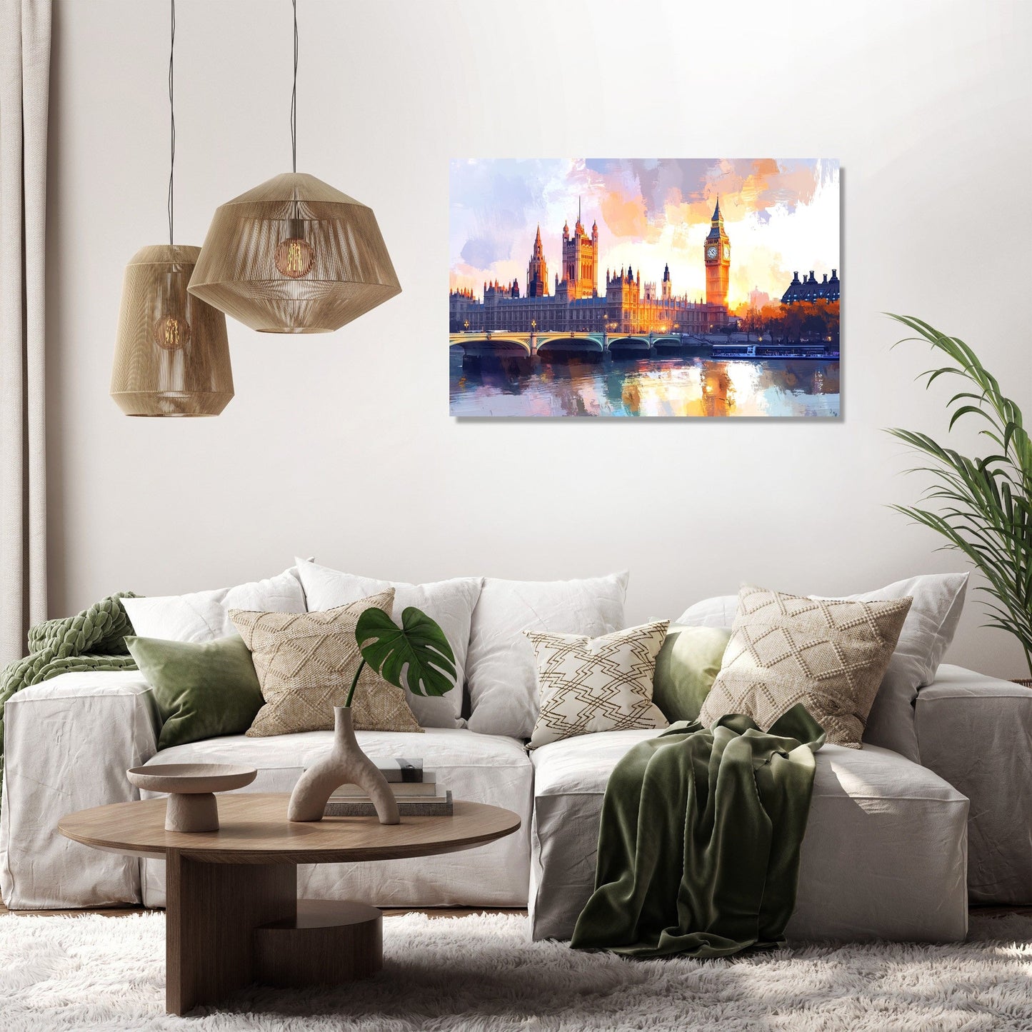 London Skyline Harmony Canvas