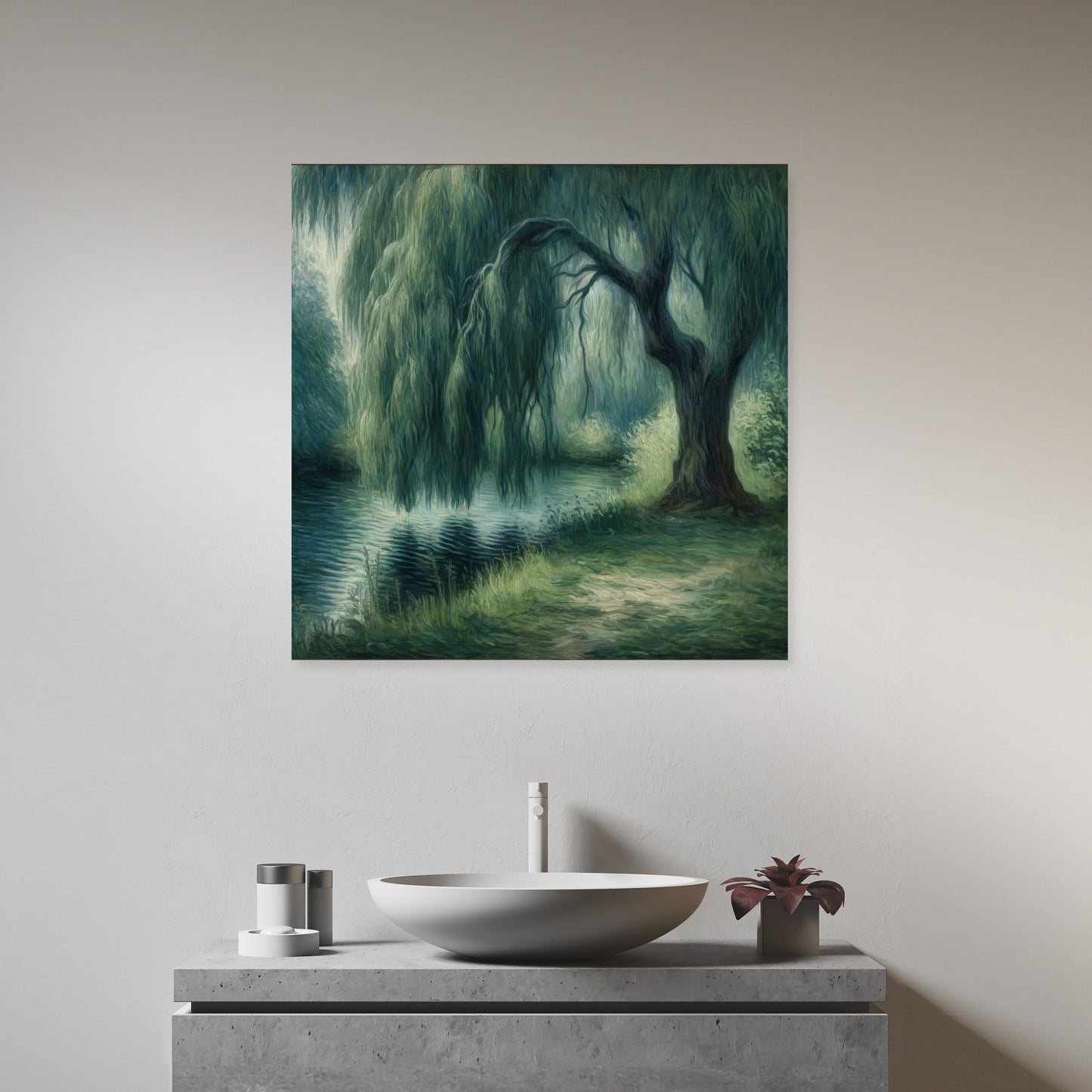 Willow Reflections Canvas