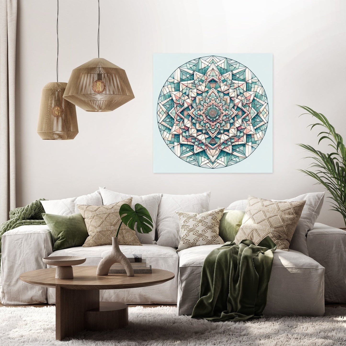 Pastel Harmony Canvas