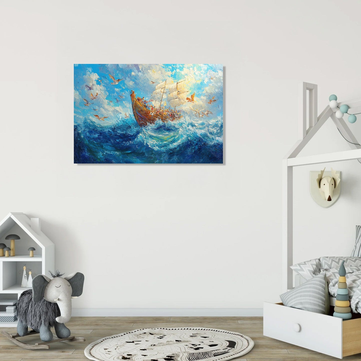 Ark of Animals Canvas