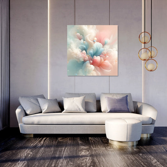 Spring Whispers Abstract Canvas