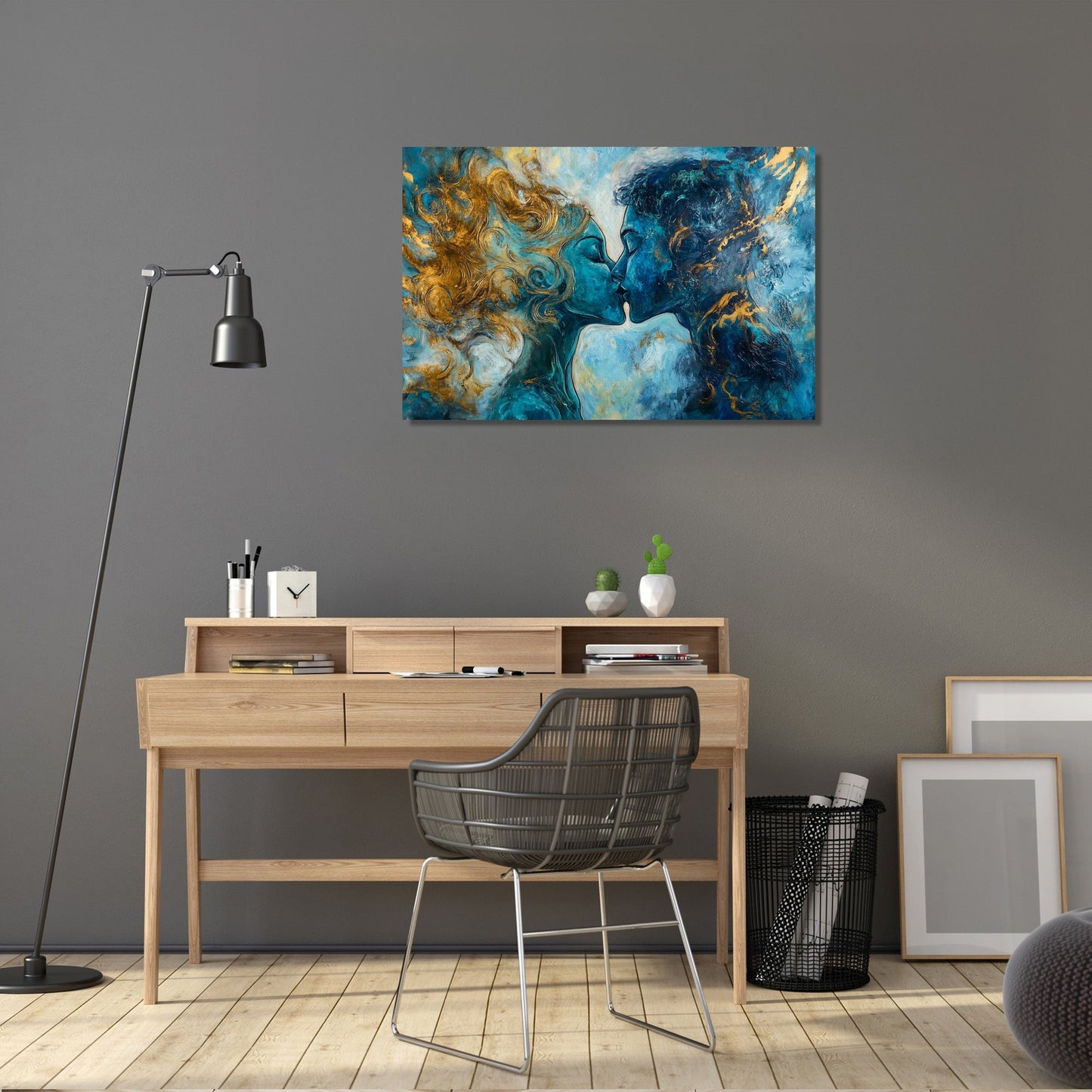 First Kiss Canvas