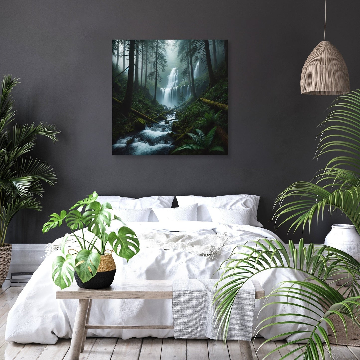 Waterfall Serenity Canvas