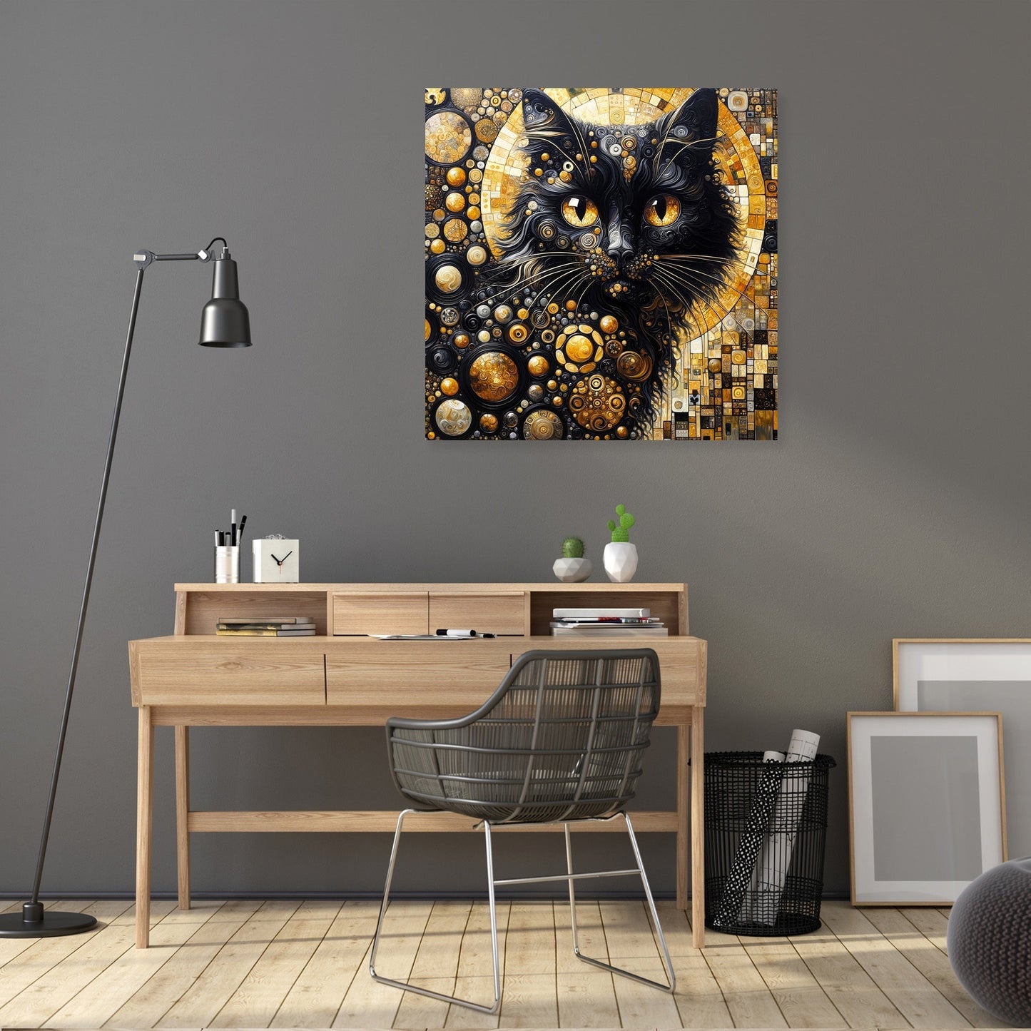 The Golden Cat Eyes Canvas