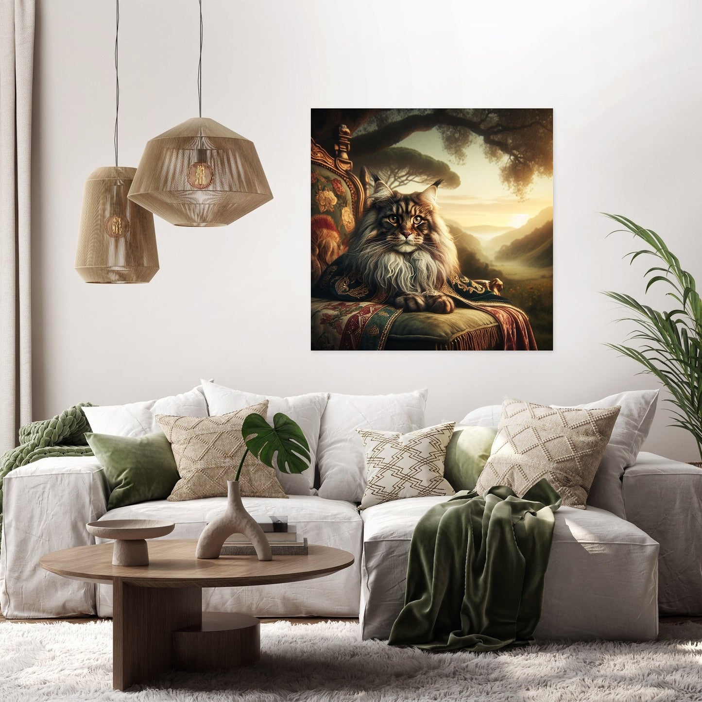 Regal Dawn Coon Majesty Canvas