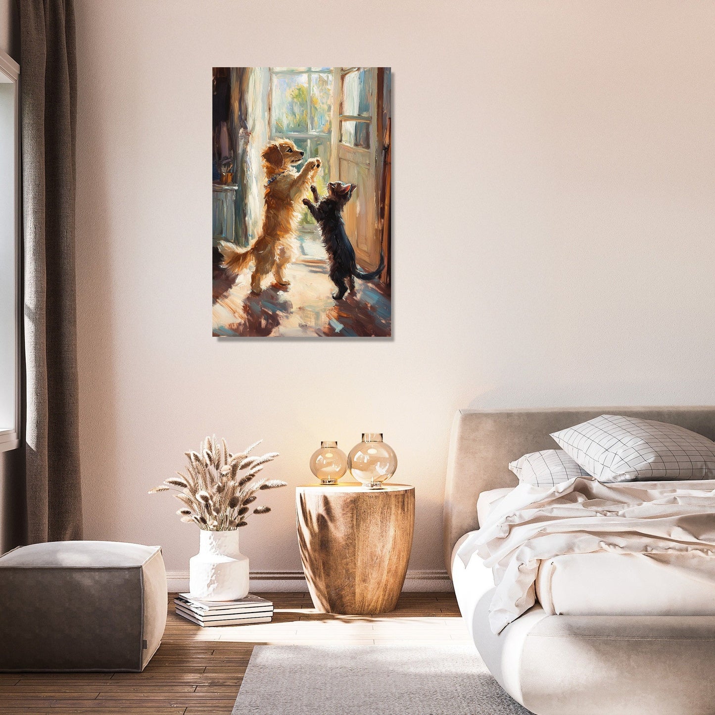 Curious Companions Canvas