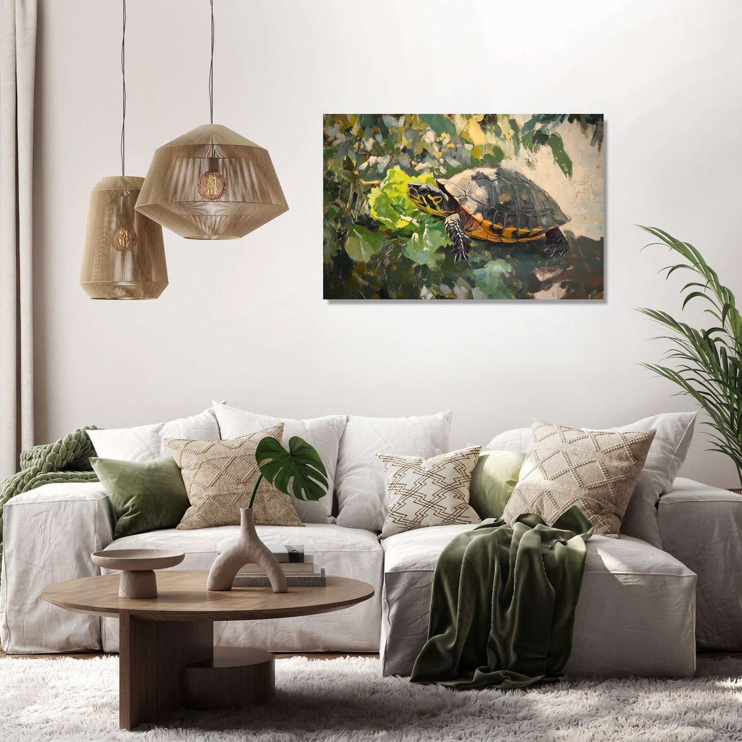 Turtle's Feast Canvas