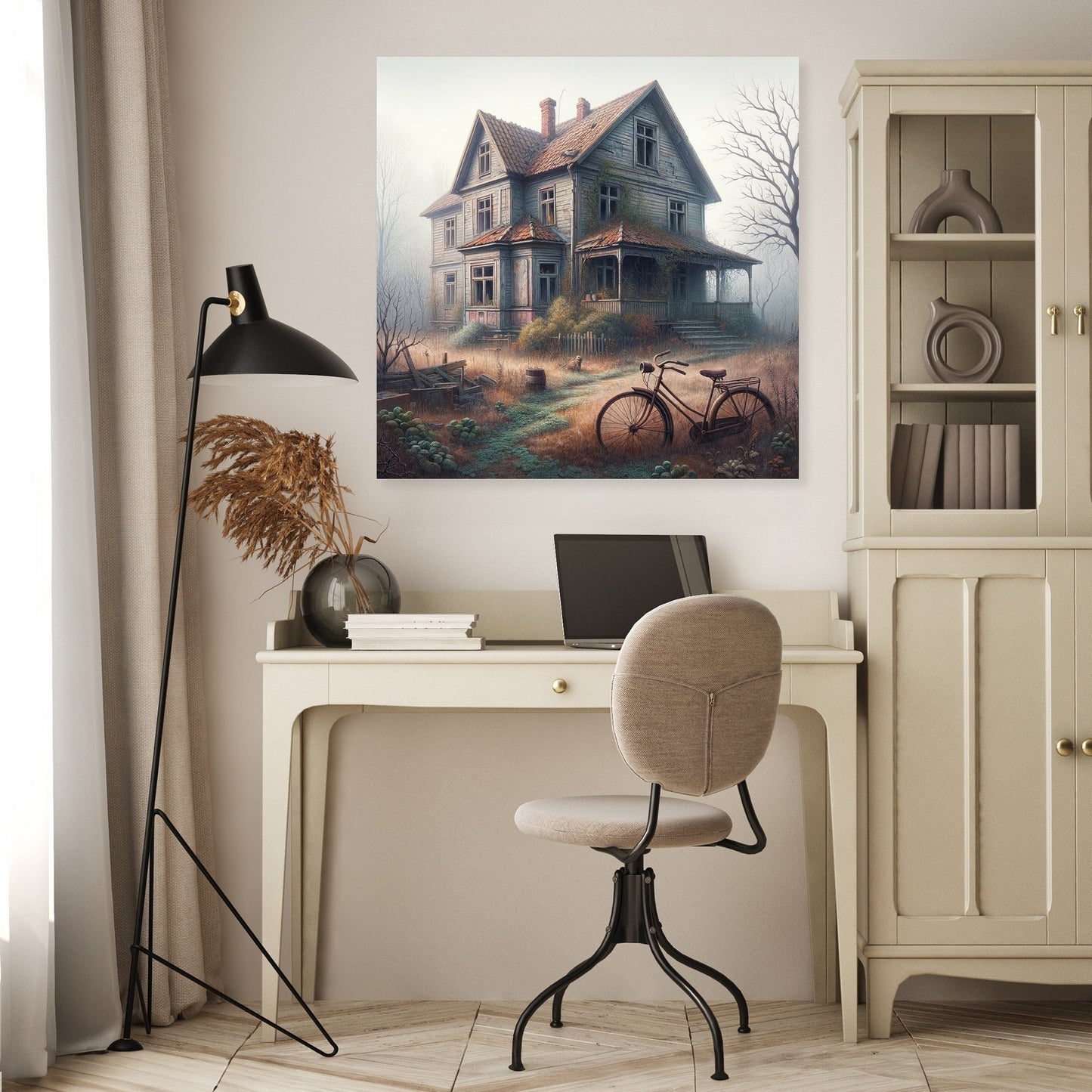 Suburban Relic Home Canvas