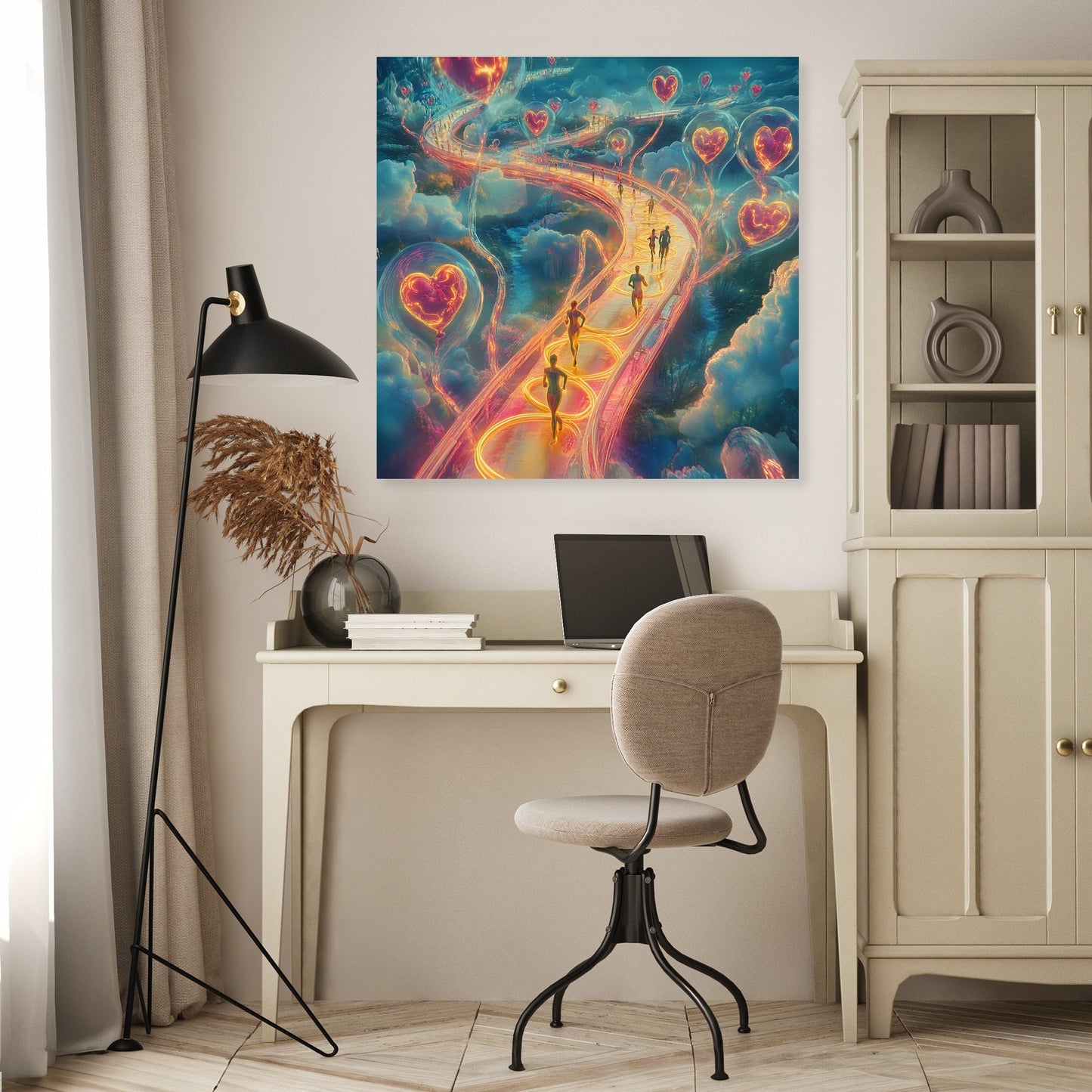 Cardio Labyrinth Canvas