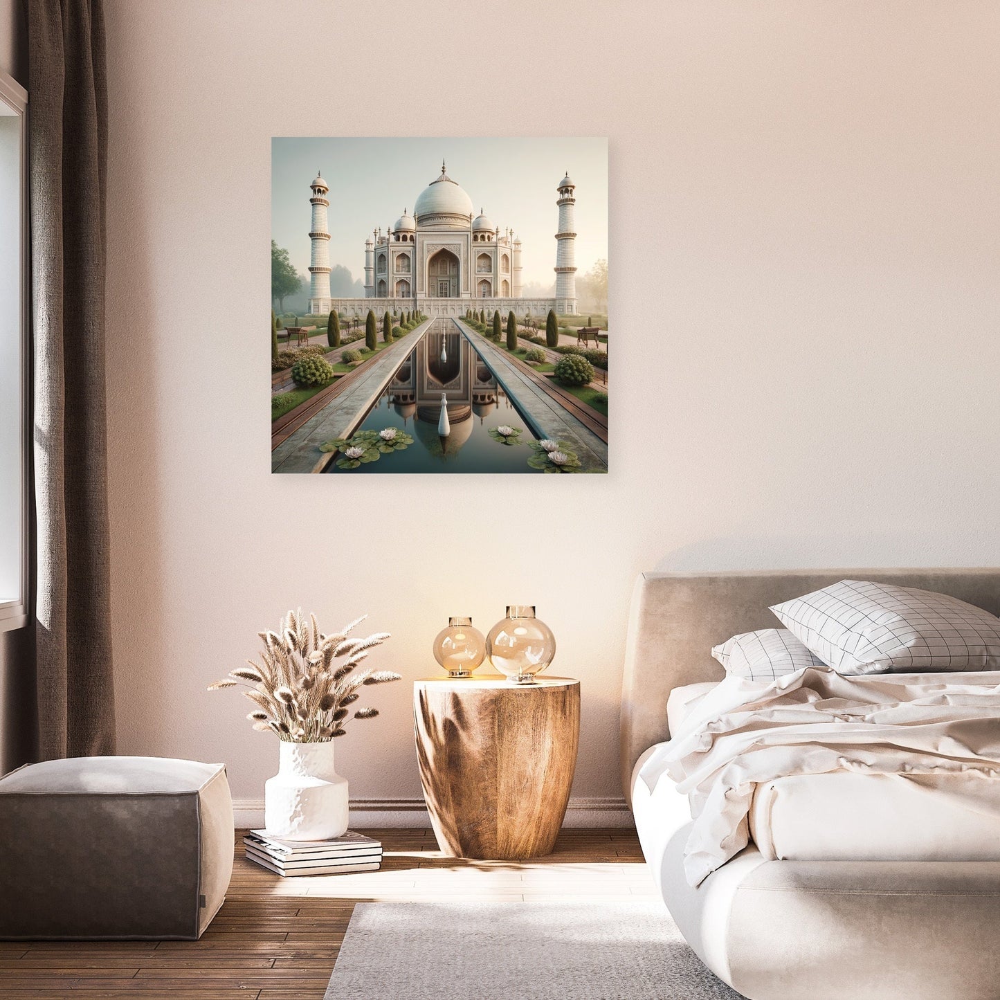 Dawn at Taj Canvas