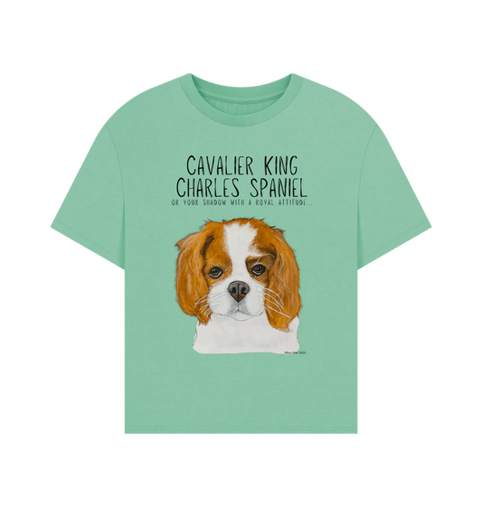 Bow Down, Darling: Sustainable Women’s Tee with Cavalier Queen Vibes