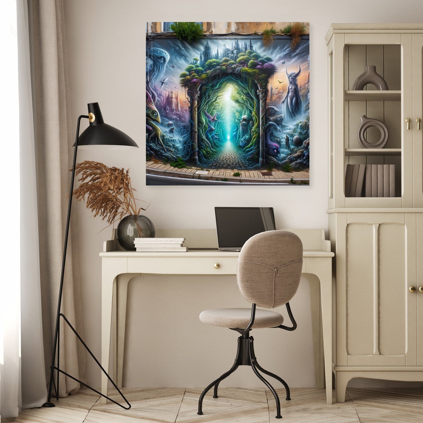 Graffiti Gateway Canvas