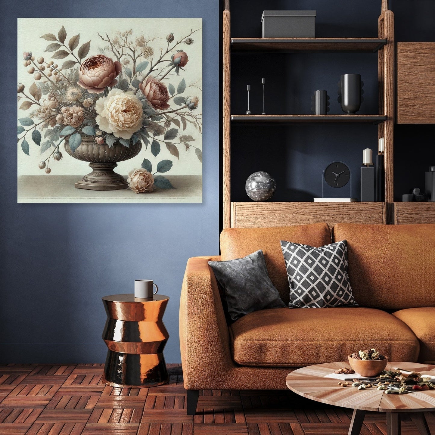 Victorian Ikebana Canvas