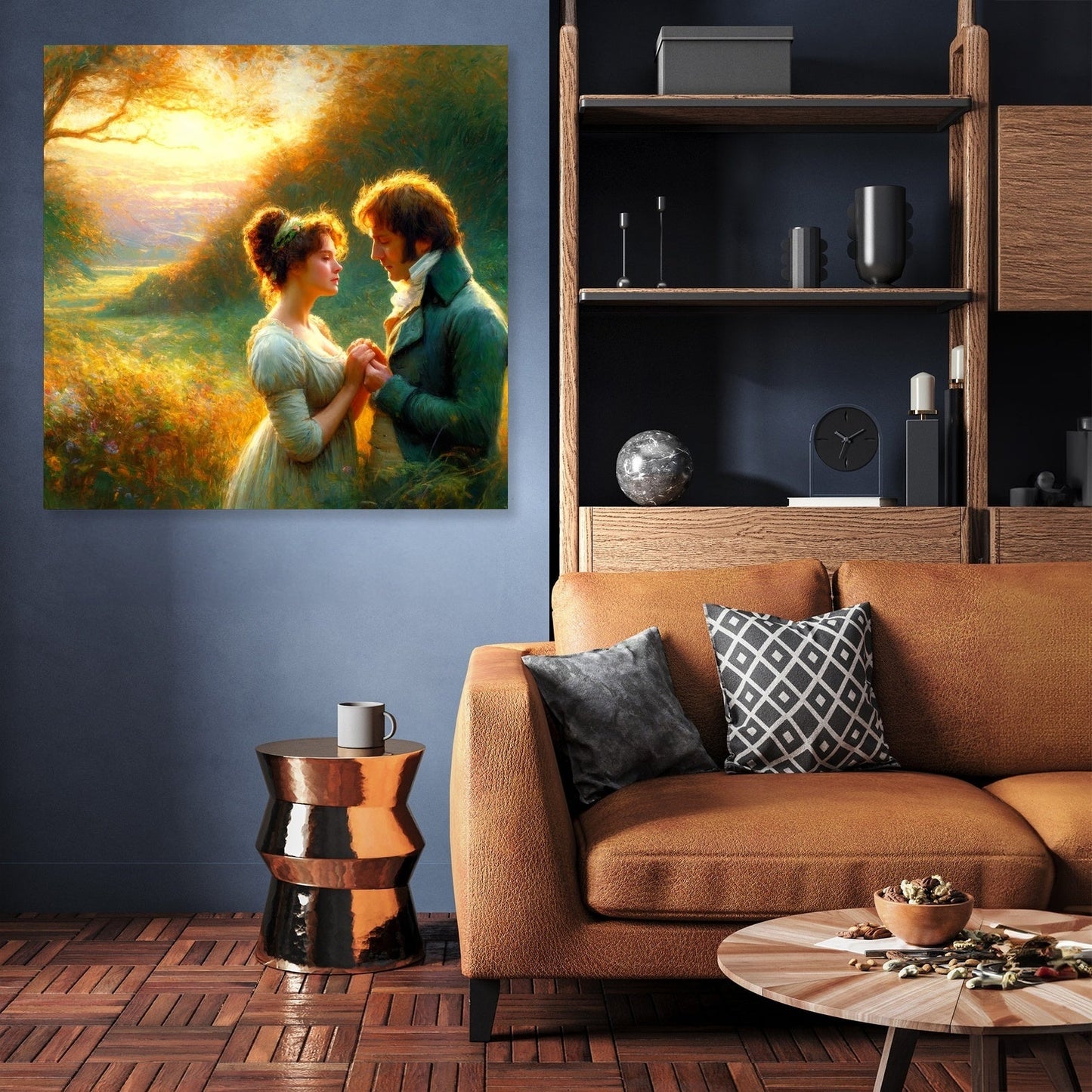 Pride and Prejudice Countryside Love Canvas