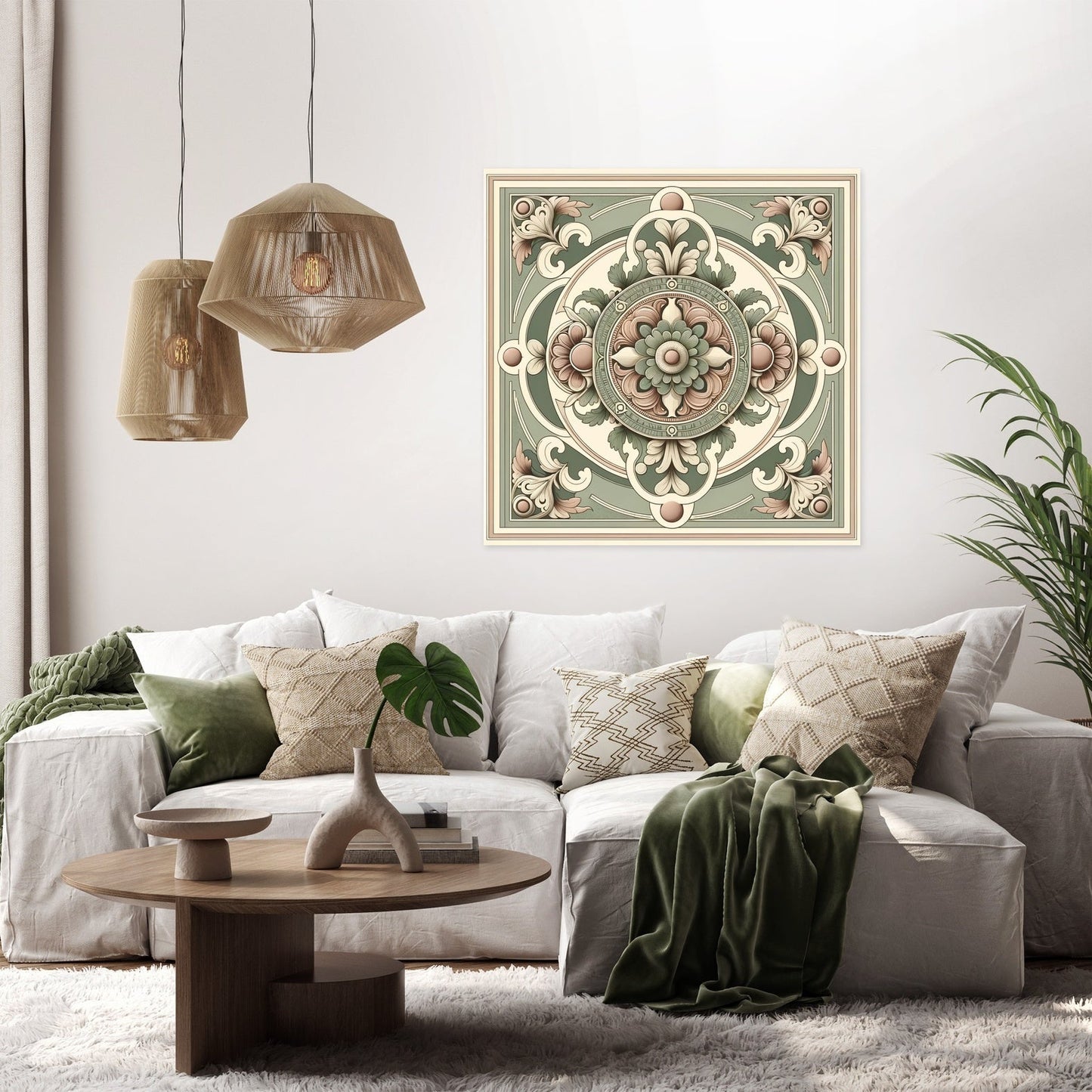 Classical Medallion Canvas