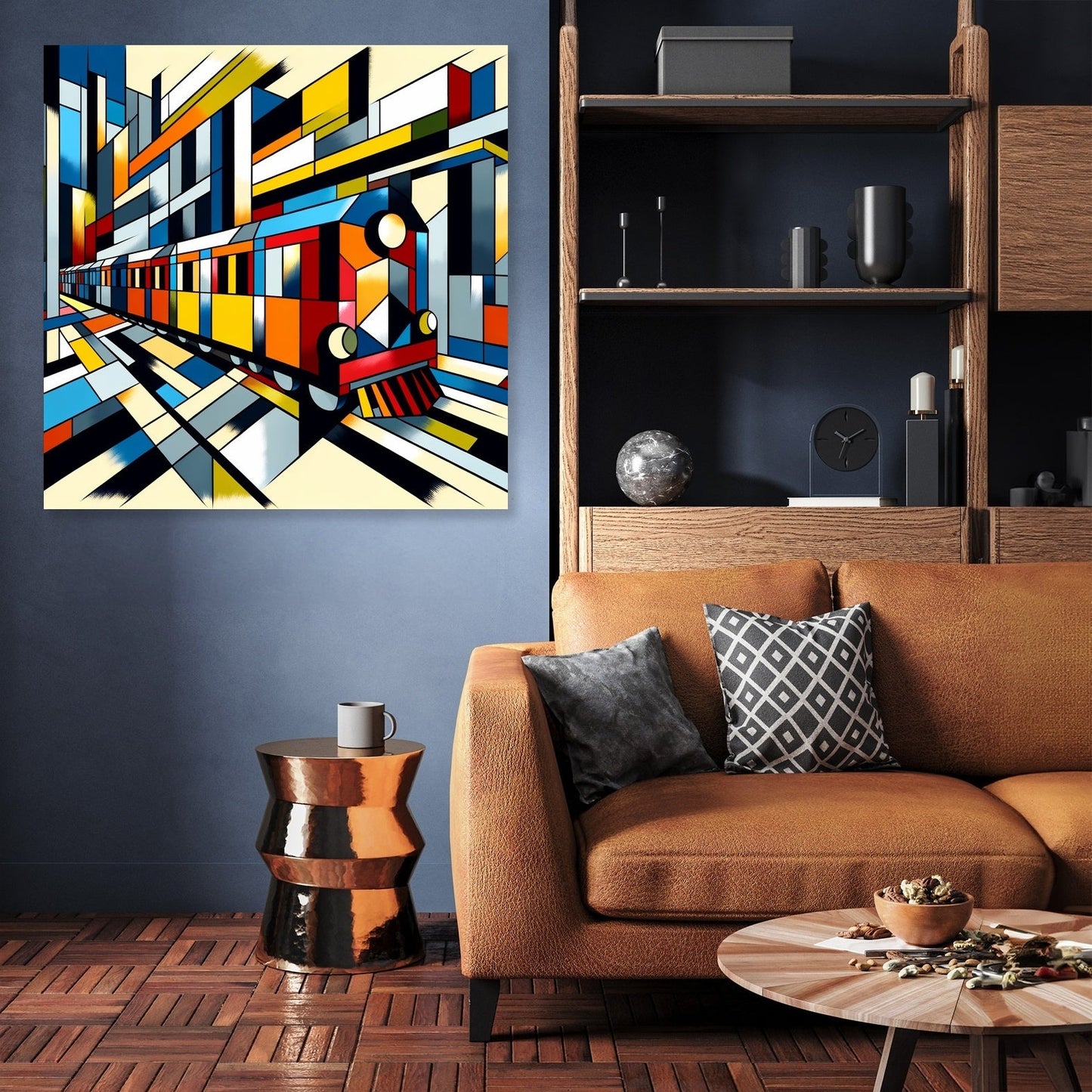 Cubist Conveyance Canvas