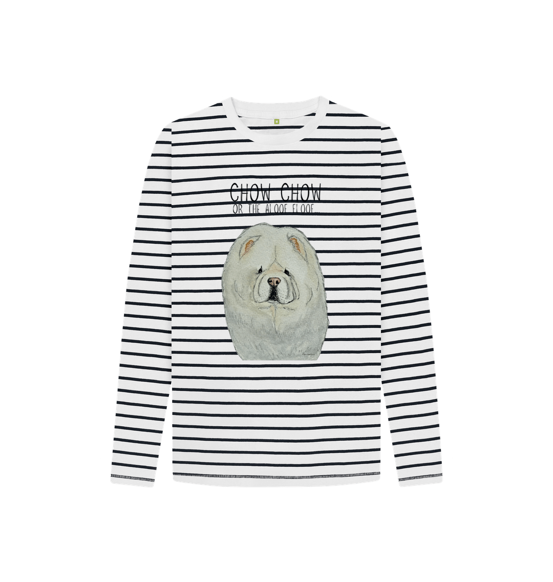 Cream Chow Chow Child’s Breton Top – Style Meets Adorable Fluff!