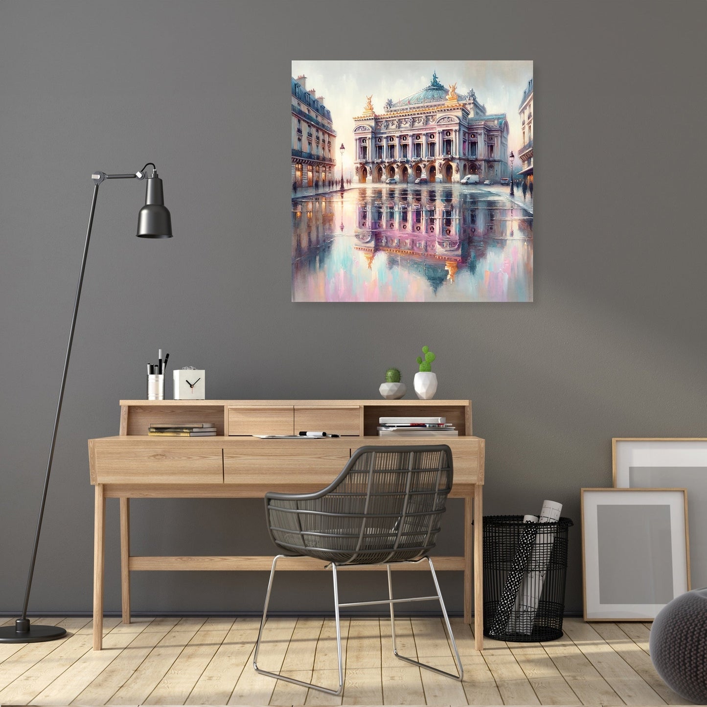 Opera Garnier's Reflection Paris Canvas