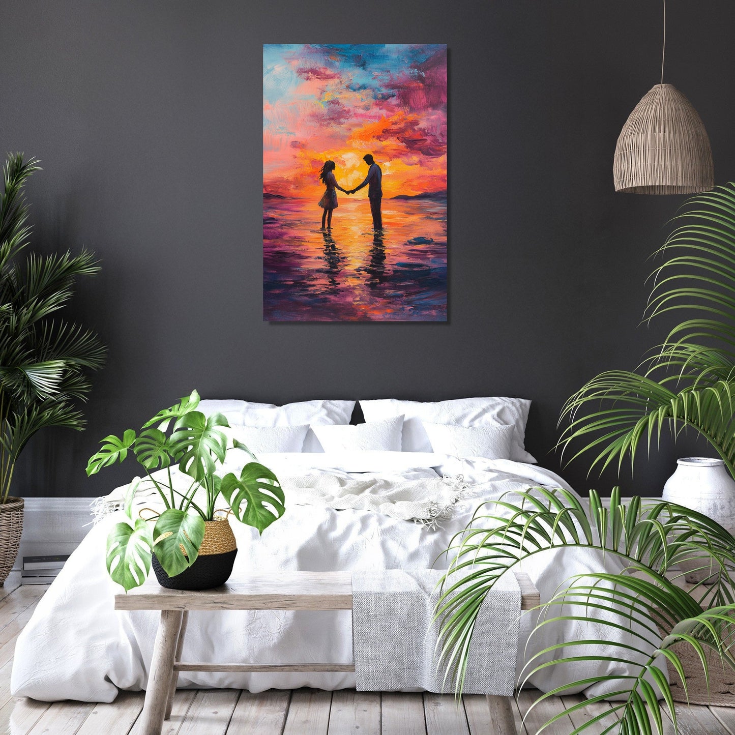 Sunset Silhouette Canvas