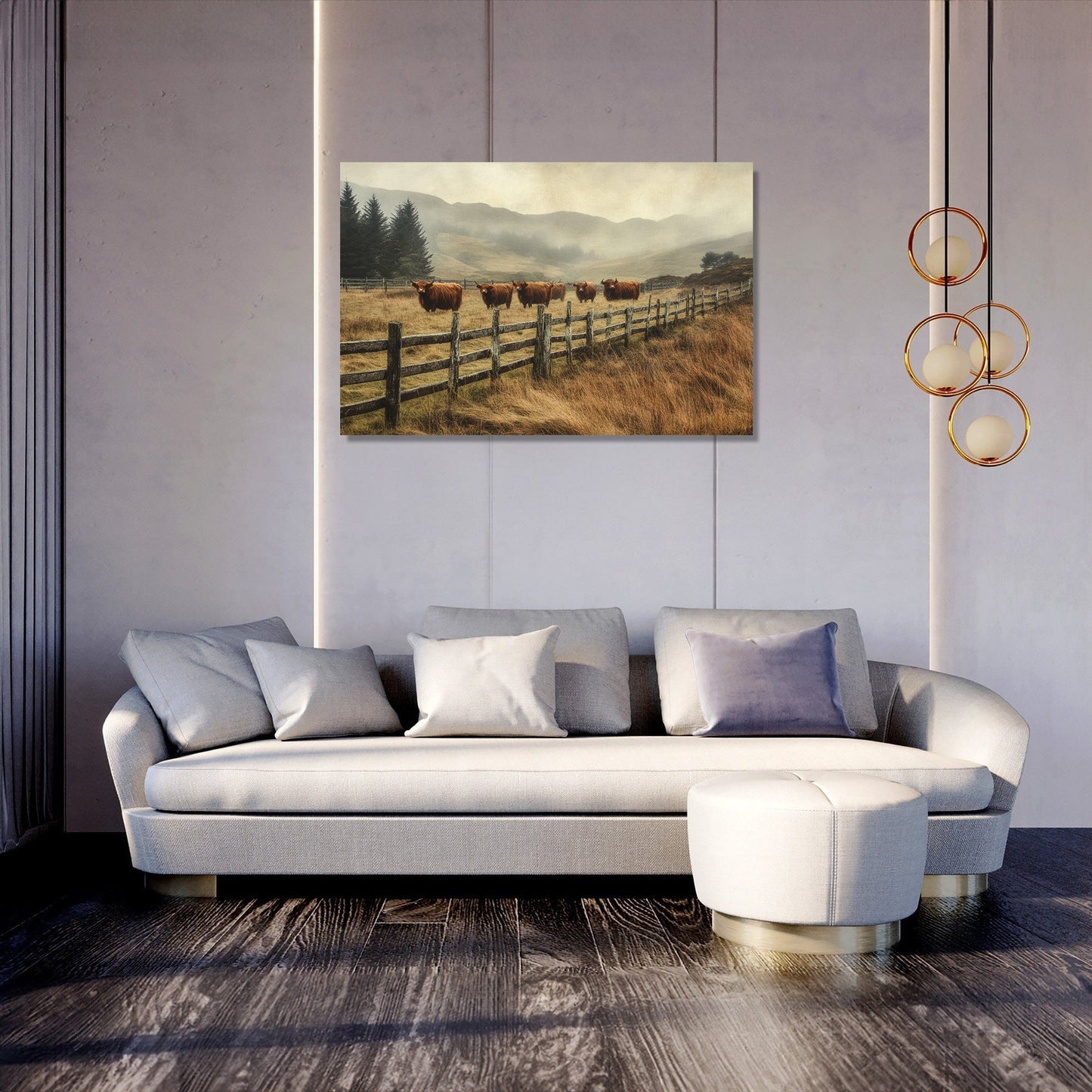 Highland Cows Canvas