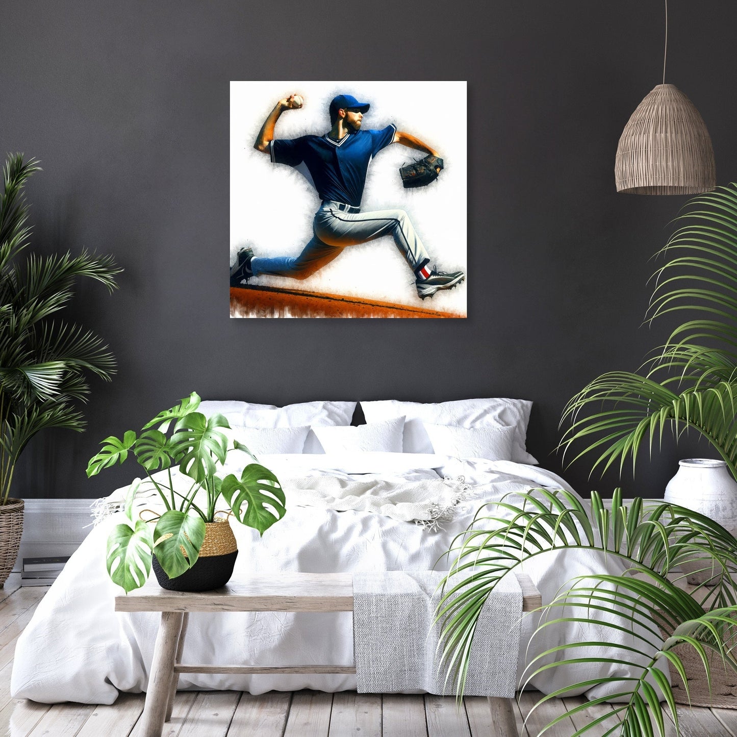 Pitcher's Moment Canvas