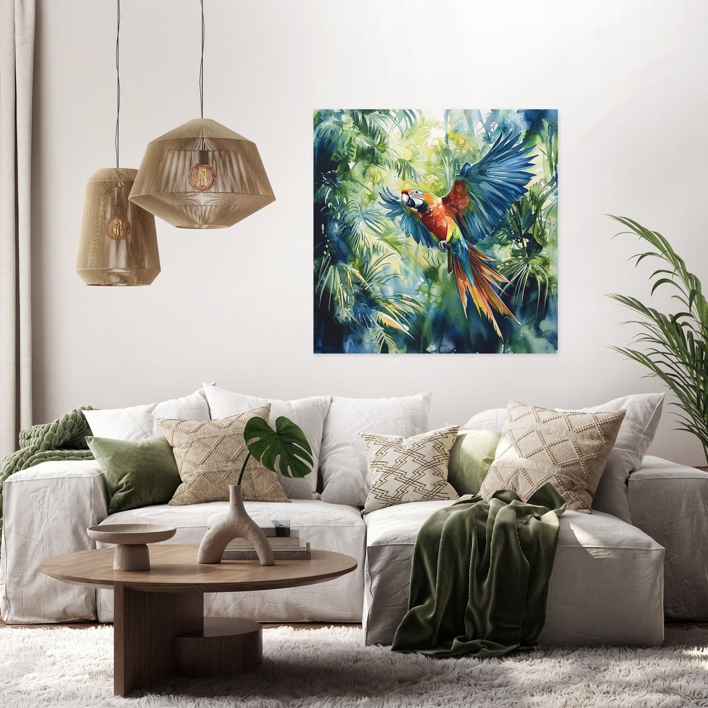 Parrot Wings Canvas